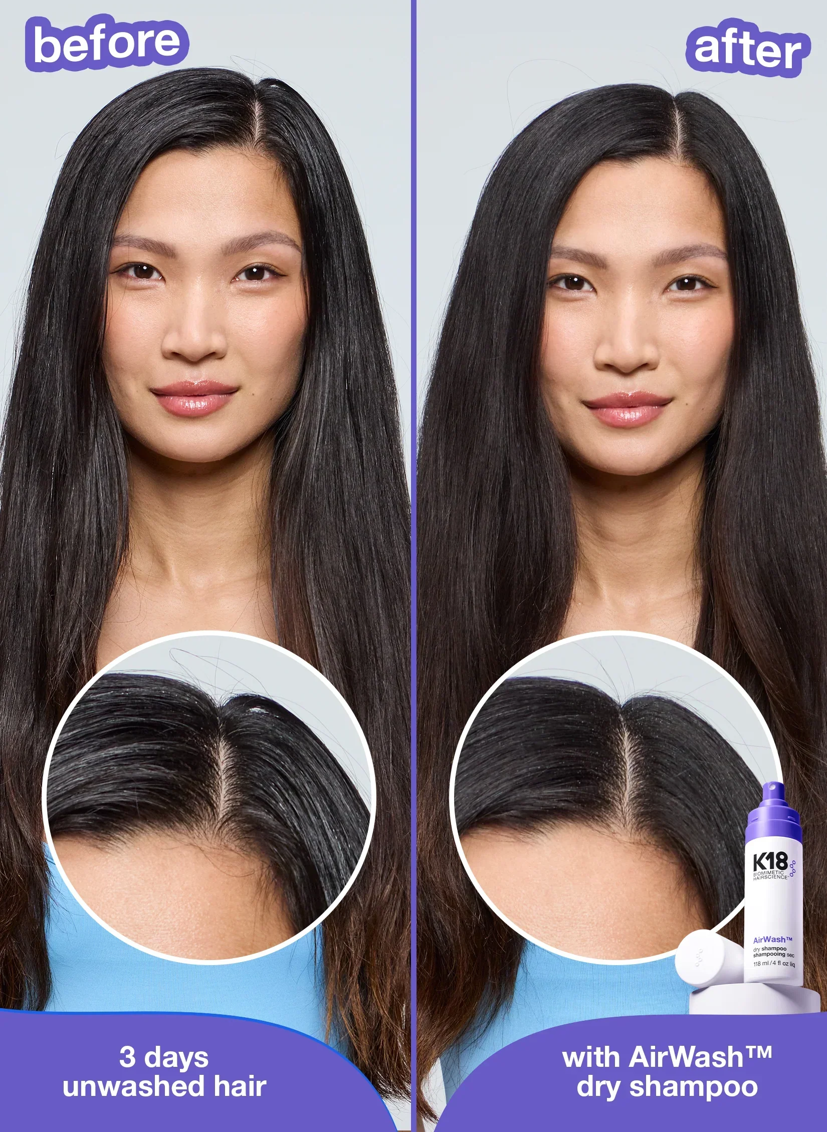K18 AirWash Dry Shampoo 118ml - Image 8