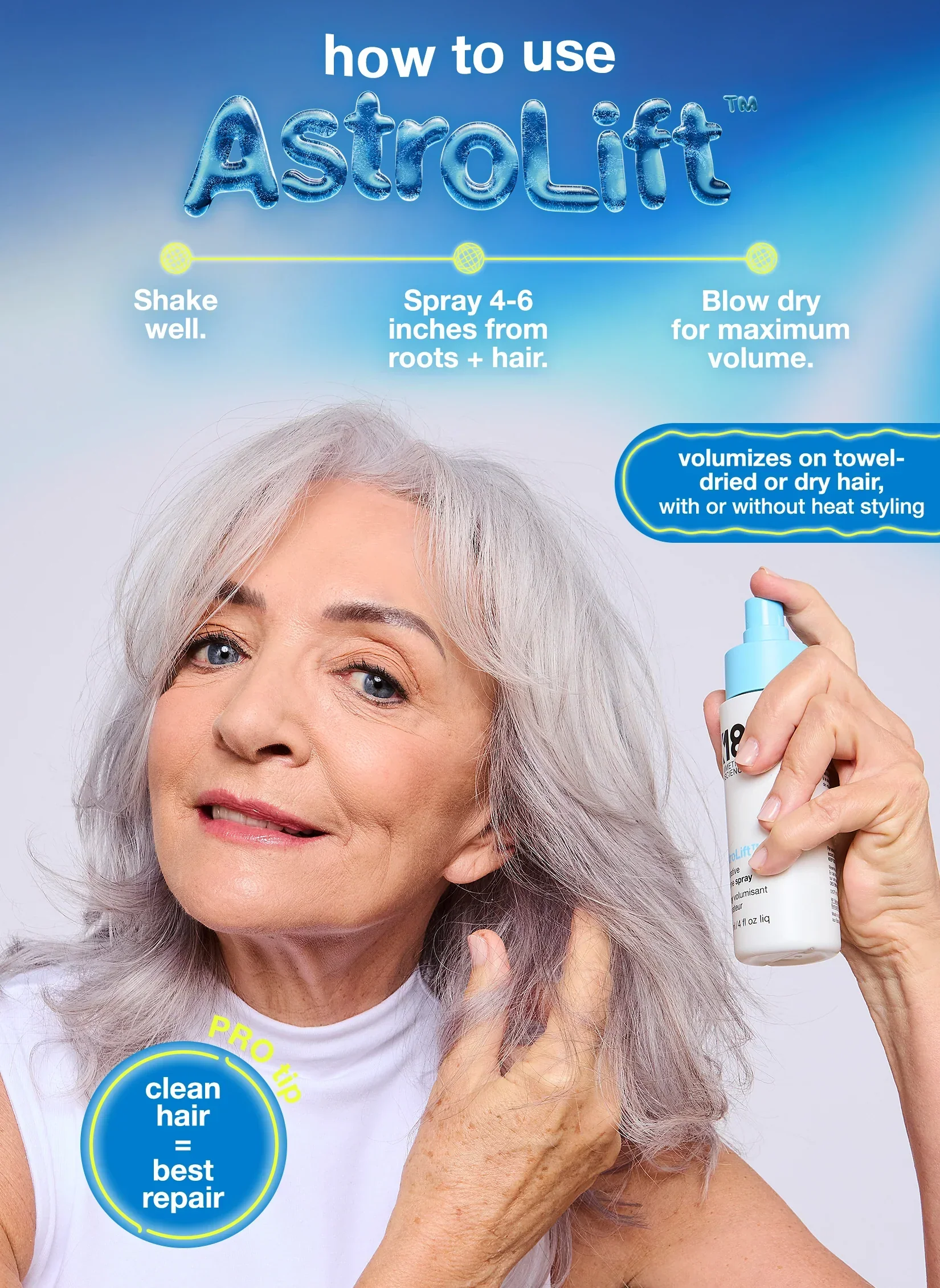 K18 AstroLift Volume Spray 118ml - Image 5
