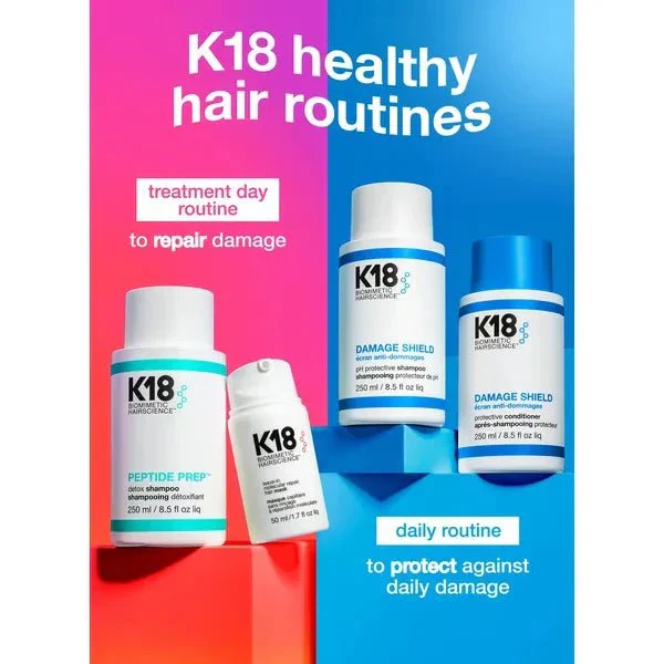 K18 Damage Shield pH Protective Shampoo Jumbo 473ml - Image 4