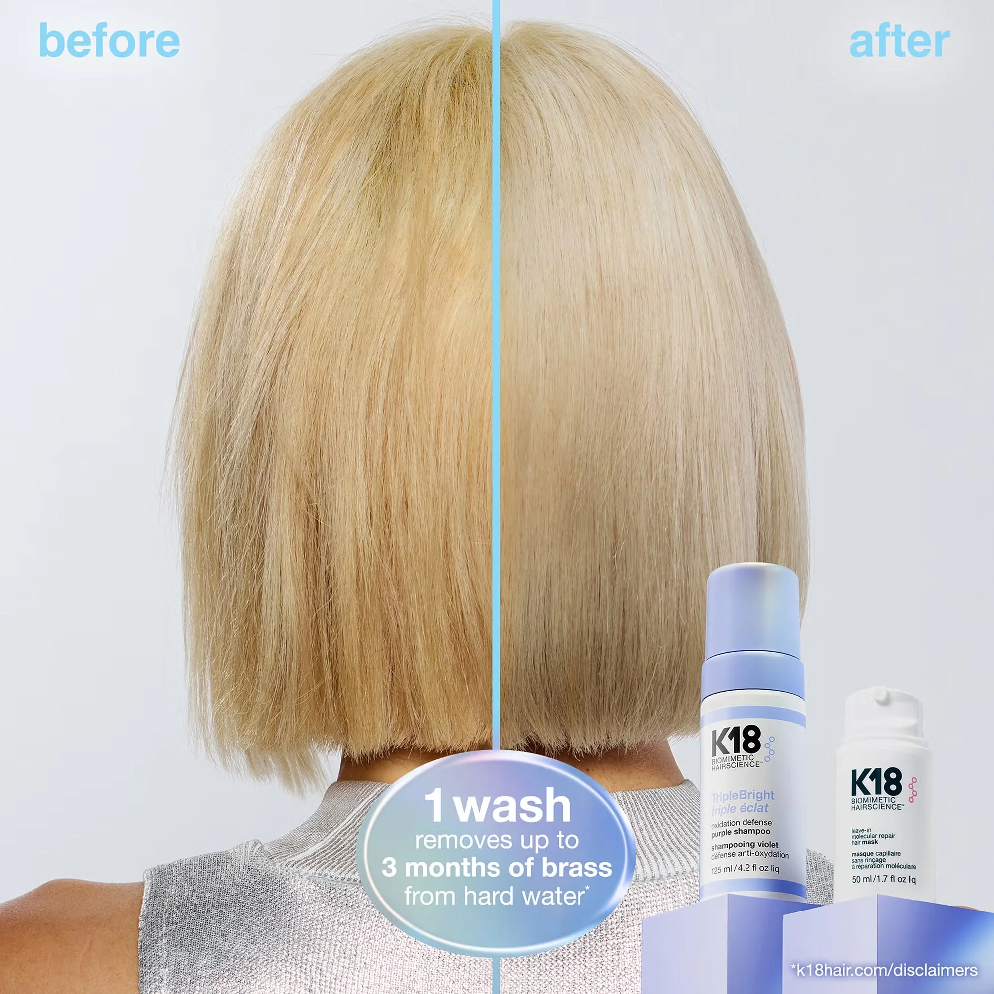 K18 TripleBright Shampoo 125ml - Image 11