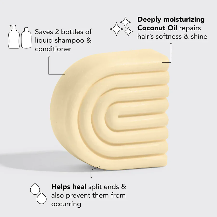 Kitsch Coconut Oil Deep Moisturizing Solid Conditioner Bar 77g - Image 2