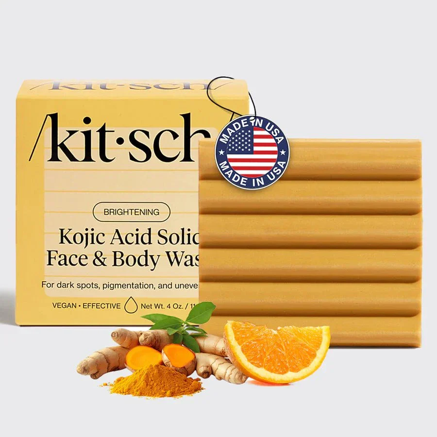 Kitsch Kojic Acid Solid Face and Body Wash 114g - Image 3