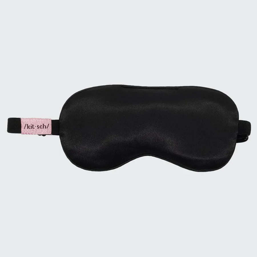 Kitsch Lavender Weighted Eye Mask - Black - Image 4