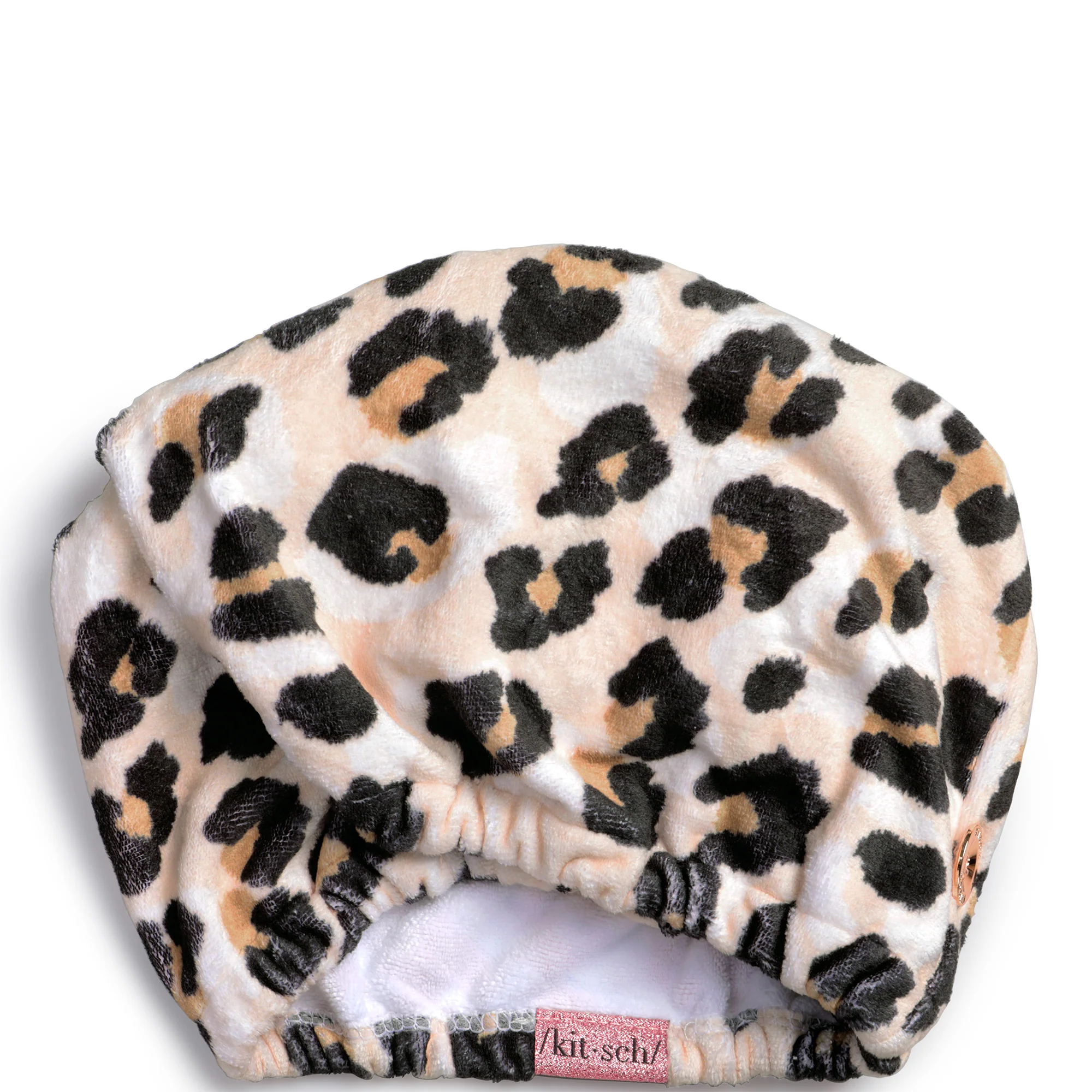 Kitsch Microfiber Quick-Dry Hair Towel Turban - Leopard - Image 2