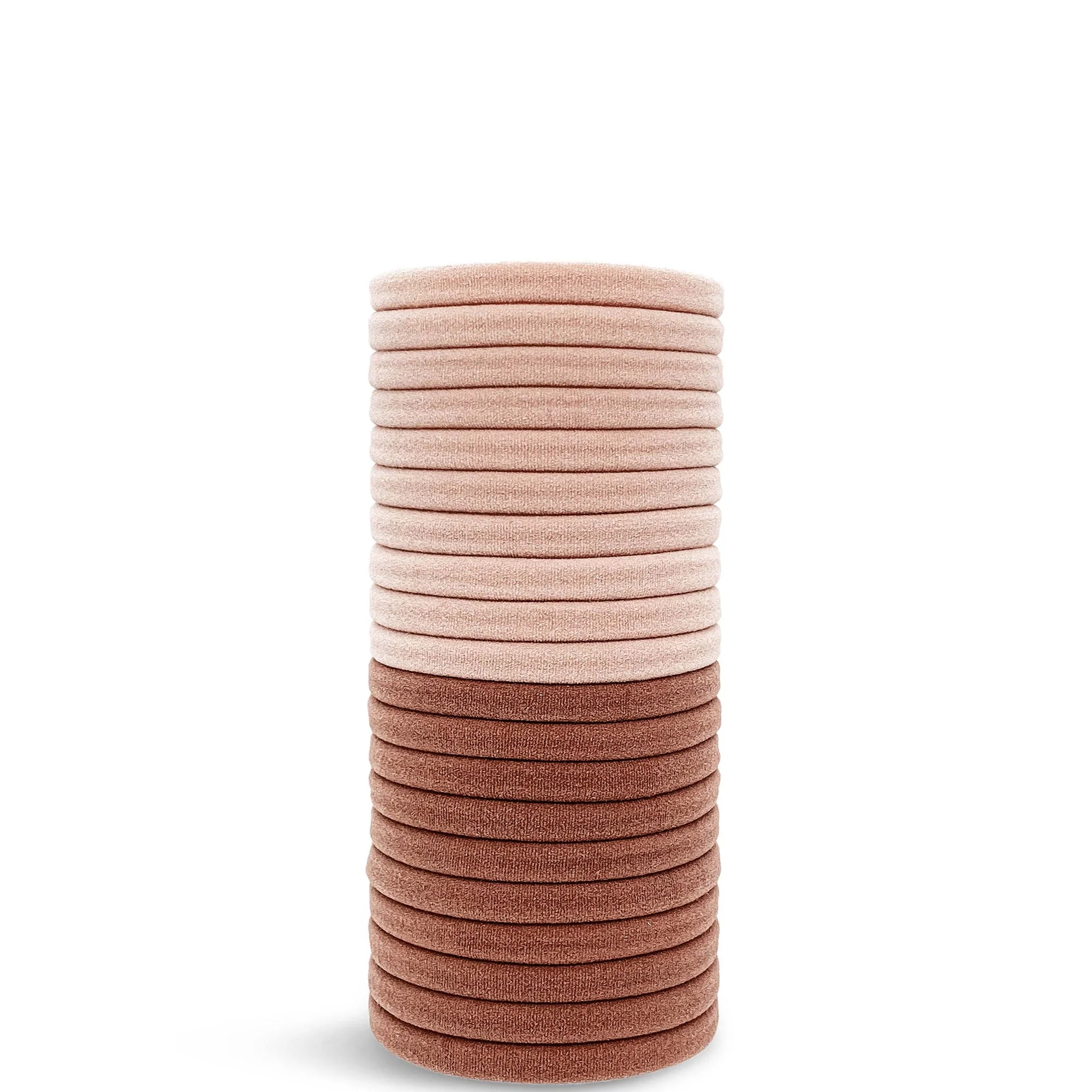 Kitsch Recycled Nylon Hair Elastics 20pc Set - Blush - Image 2