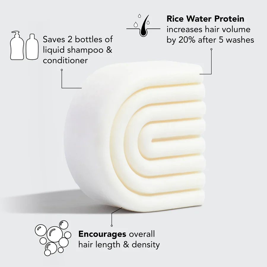Kitsch Rice Water Protein Strengthening Conditioner Bar 77g - Image 2