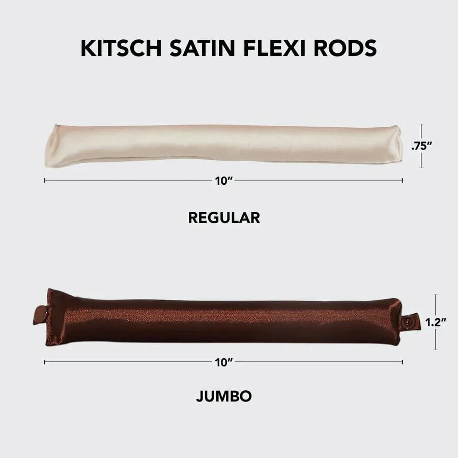 Kitsch Satin XL Flexi Rods 4pc Set- Rosewood - Image 2
