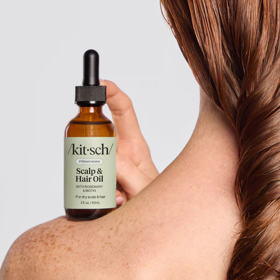 Kitsch Strengthening Hair & Scalp Oil with Rosemary & Biotin 60ml - Image 3
