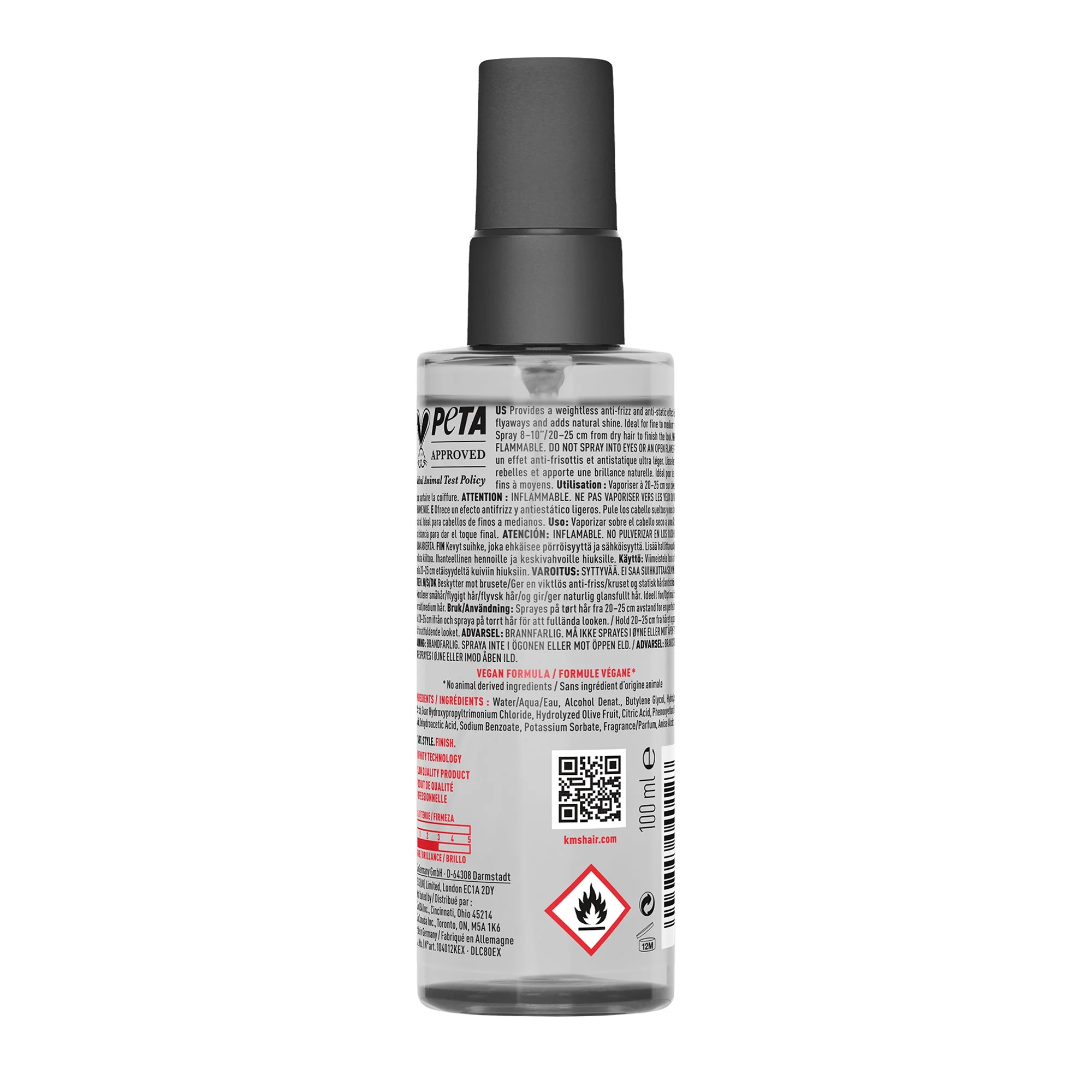 KMS All Smooth Anti-Frizz Serum 100ml - Image 2