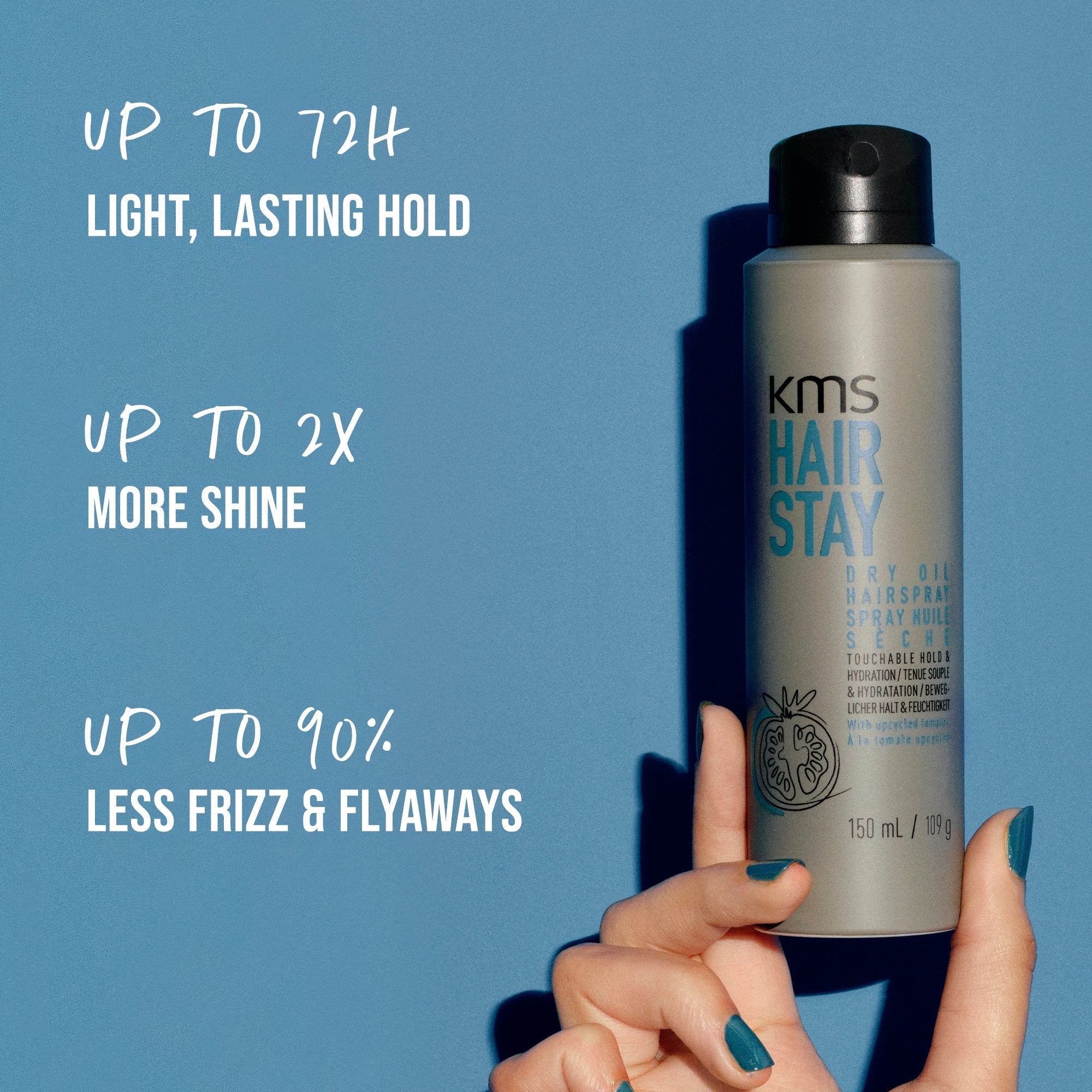 KMS Hairstay Dry Oil Spray 150ml - Image 2