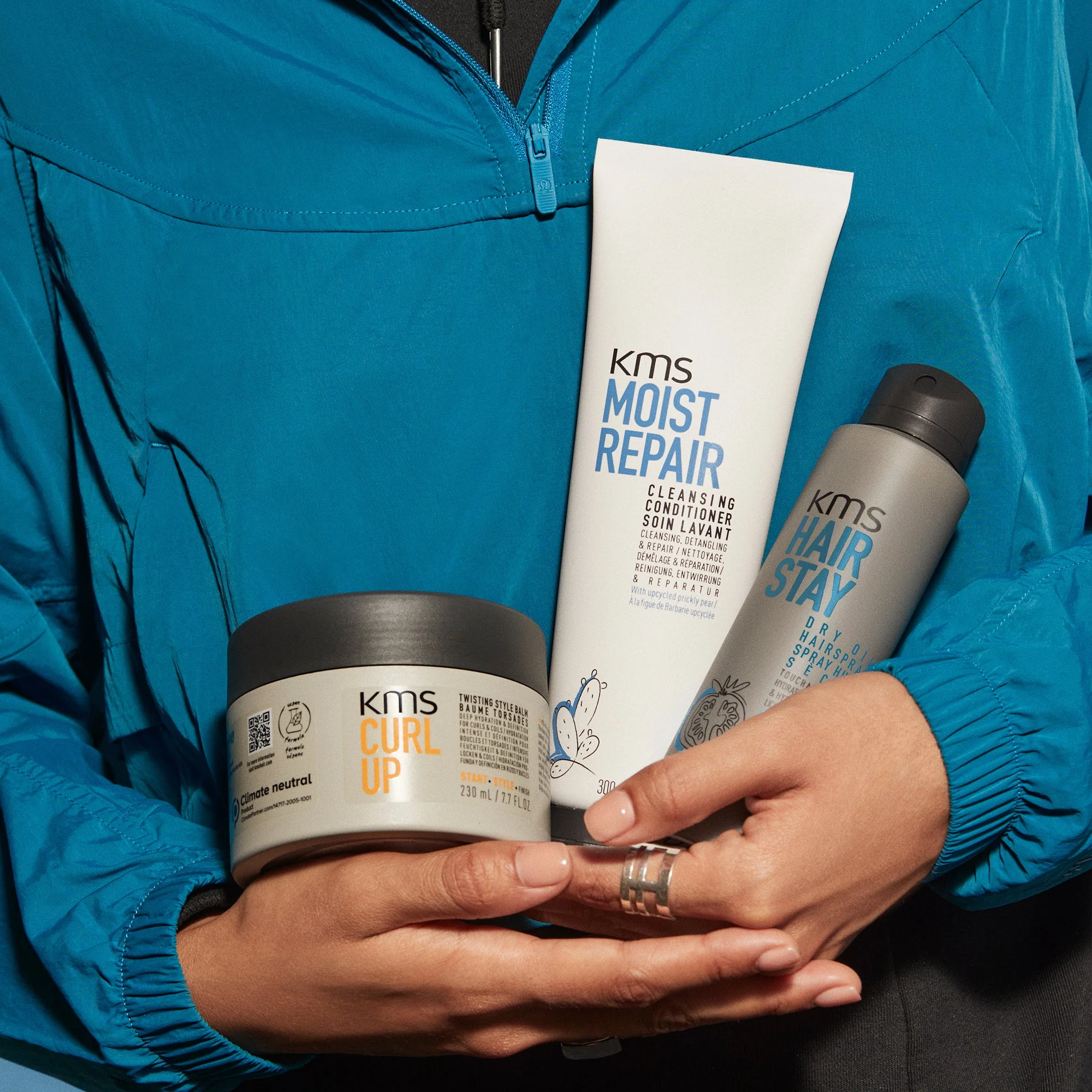 KMS Hairstay Dry Oil Spray 150ml - Image 8