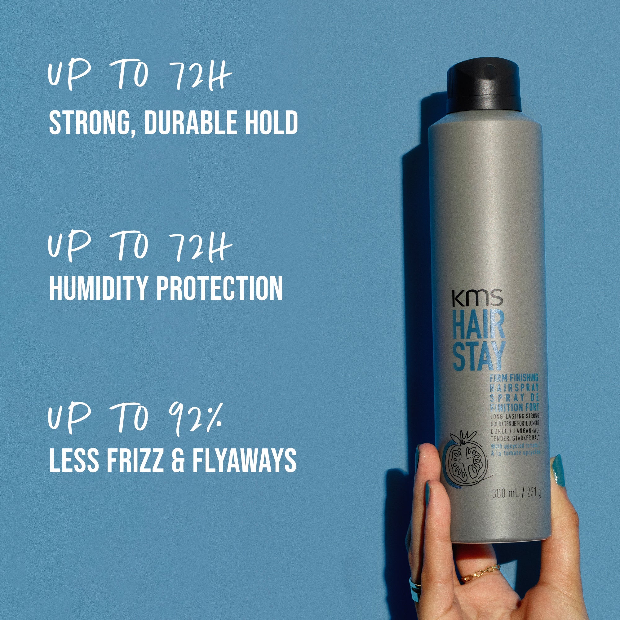 KMS Hairstay Firm Finish Spray 300ml - Image 2