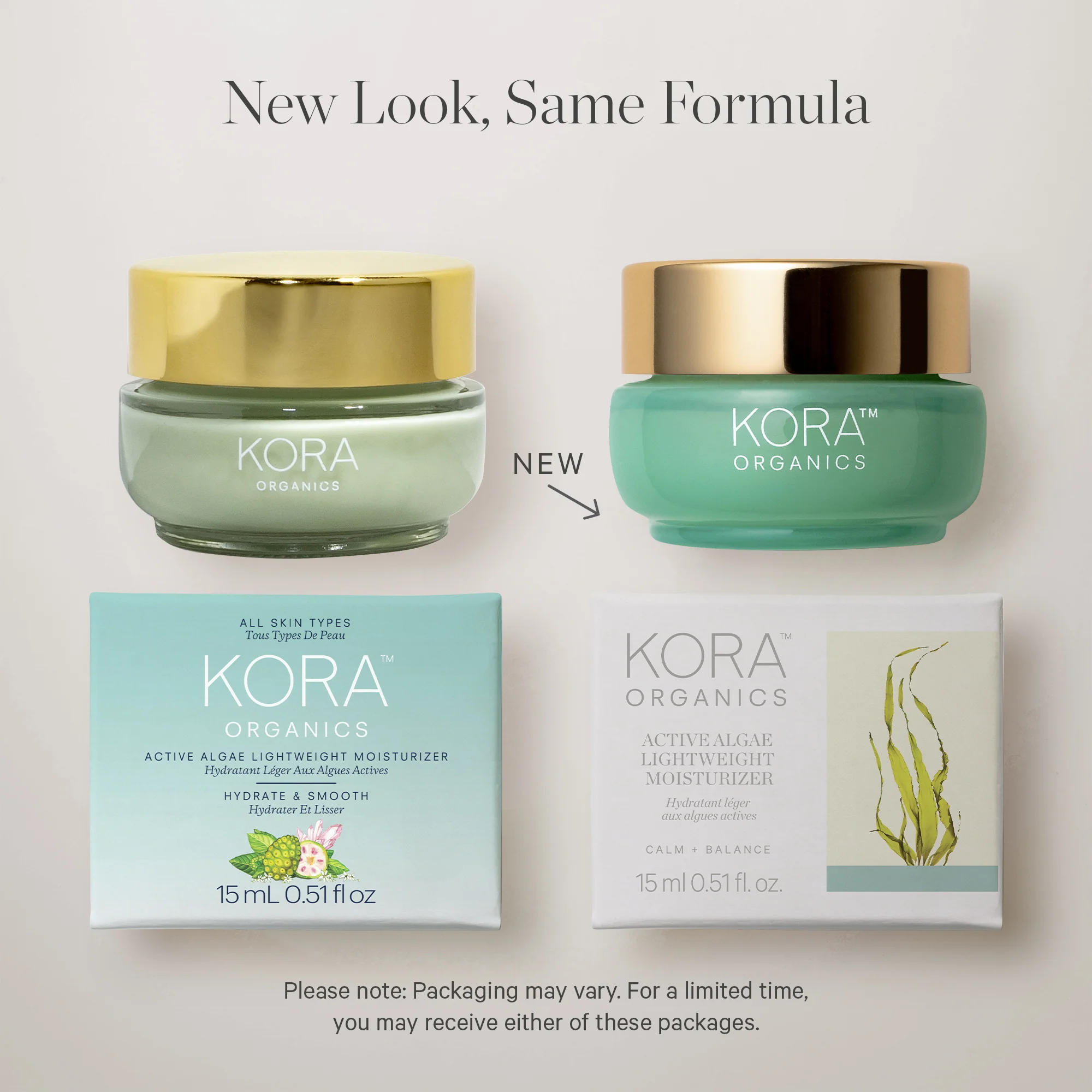 KORA Organics Active Algae Lightweight Moisturizer 15ml - Image 5