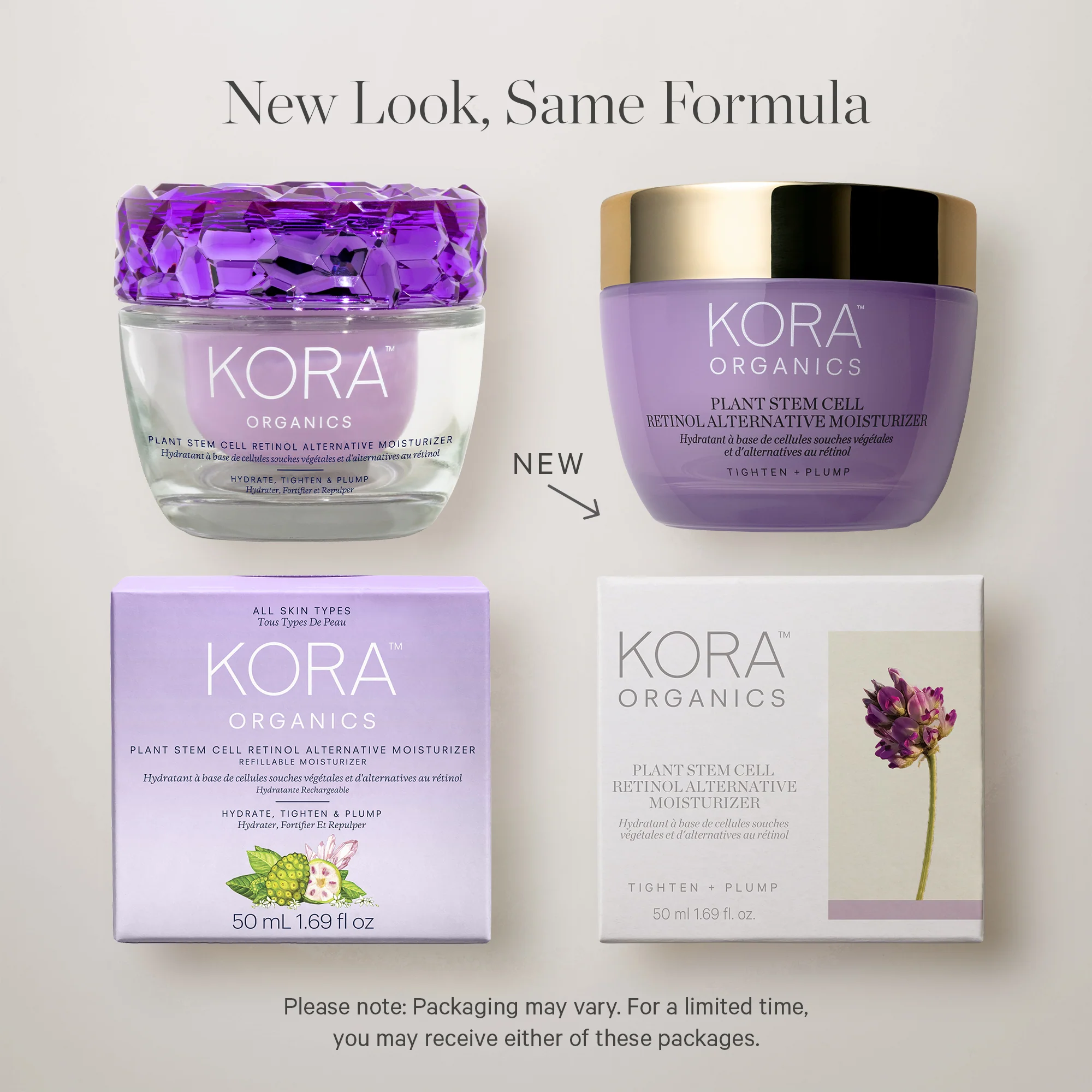 KORA Organics Plant Stem Cell Retinol Alternative Moisturizer 50ml - Image 3