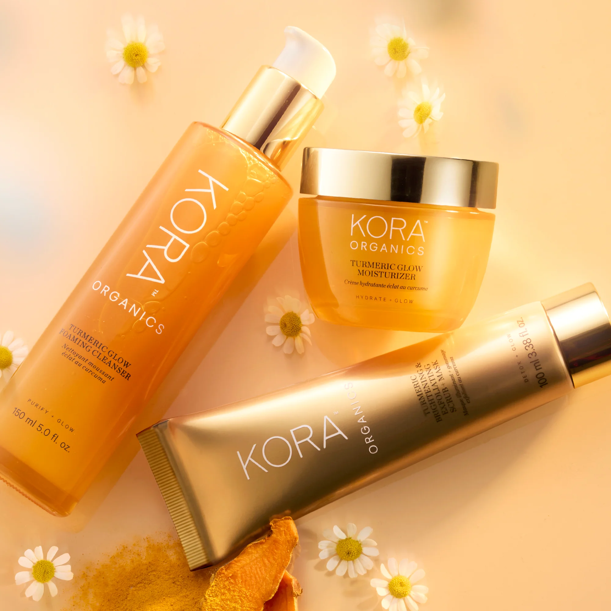 KORA Organics Turmeric 2-in-1 Brightening and Exfoliating Mask 100ml - Image 7