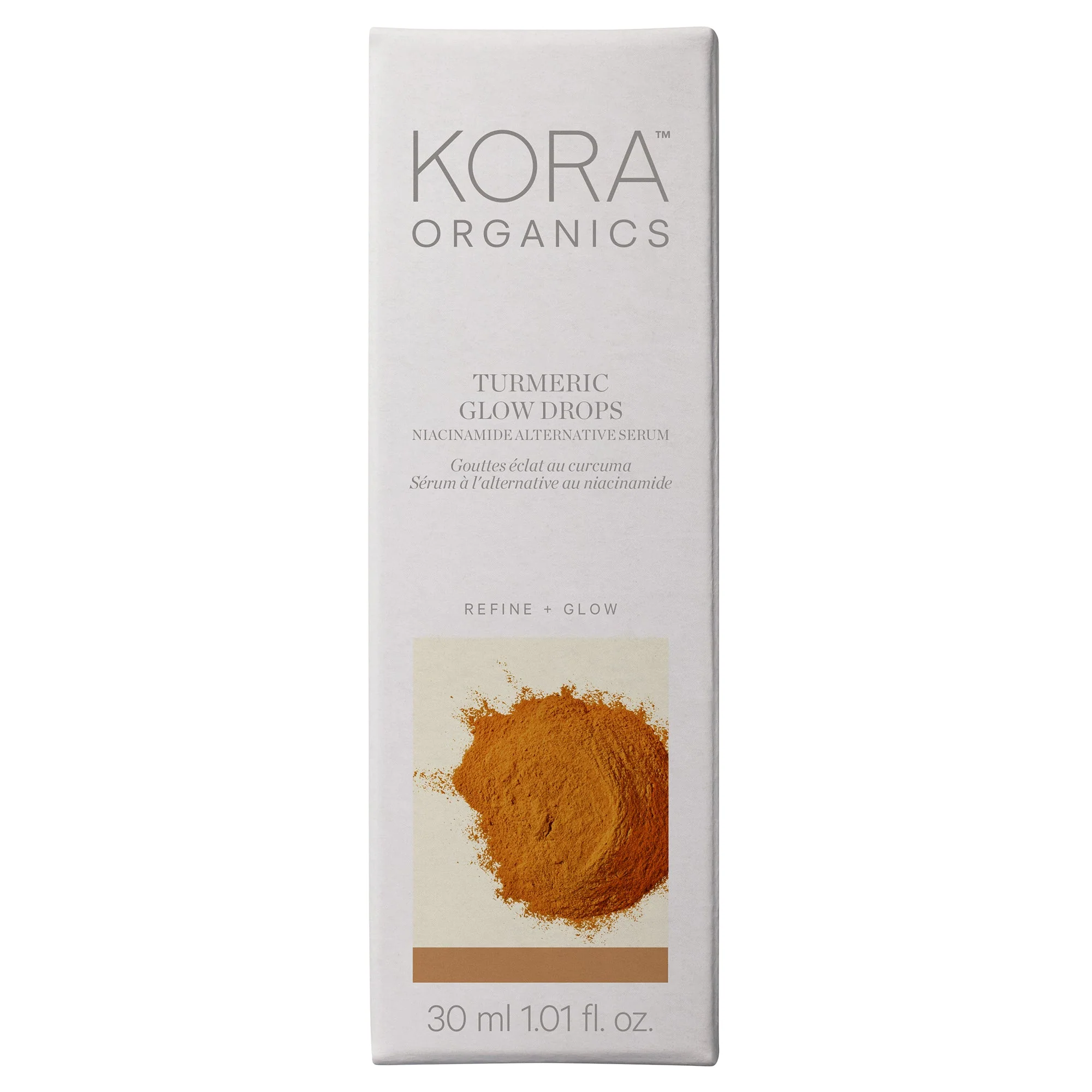 KORA Organics Turmeric Glow Drops Niacinamide Alternative Serum 30ml - Image 2