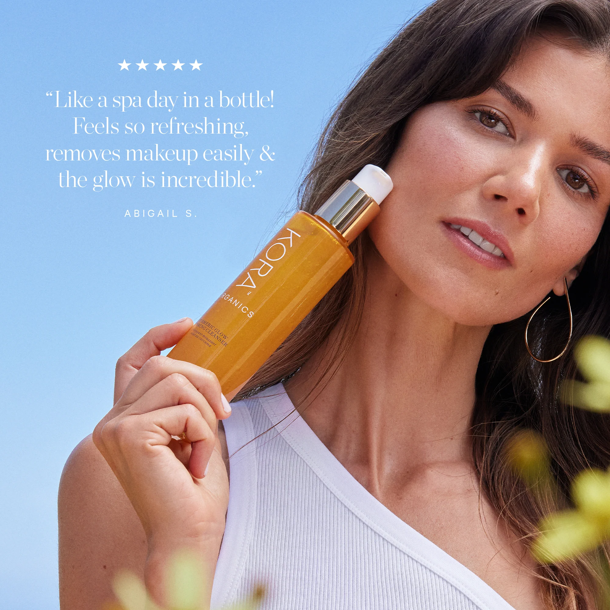 KORA Organics Turmeric Glow Foaming Cleanser 150ml - Image 9