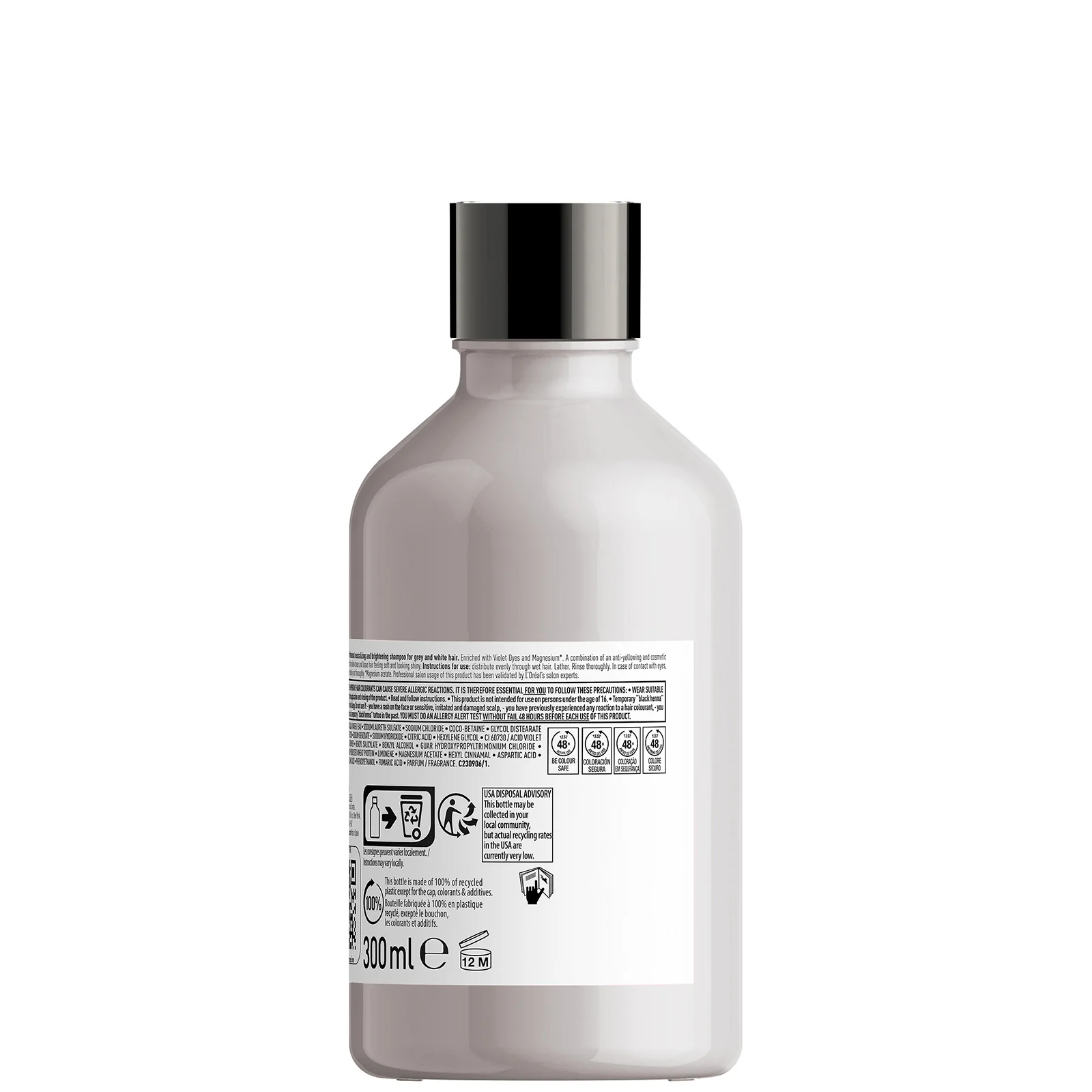 L’Oréal Professionnel Serie Expert Silver Shampoo 300ml - Image 2