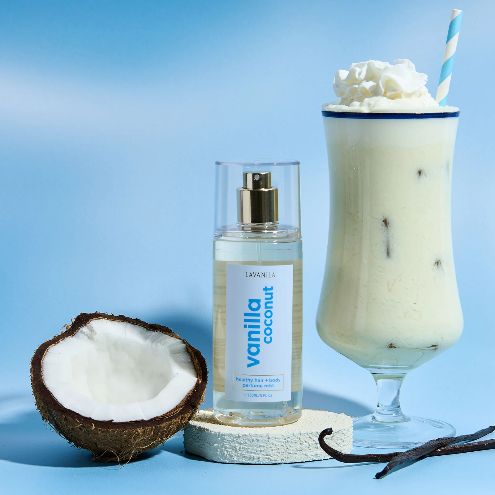 Lavanila The Healthy Hair + Body Mist Vanilla Coconut 150ml - Image 6