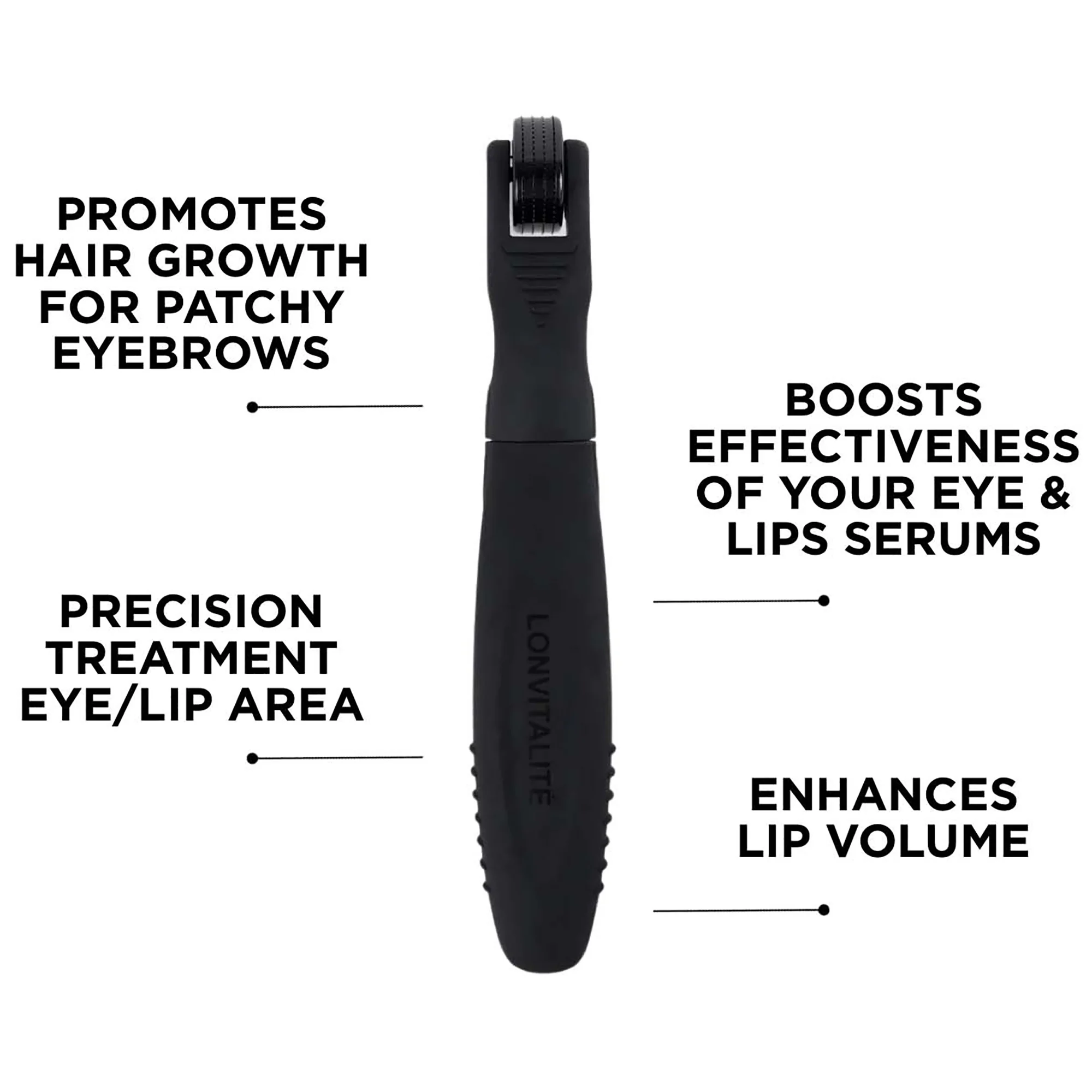 Lonvitalite Eyes and Lips Roller Replaceable Head 240 Needle Attachment - Image 2