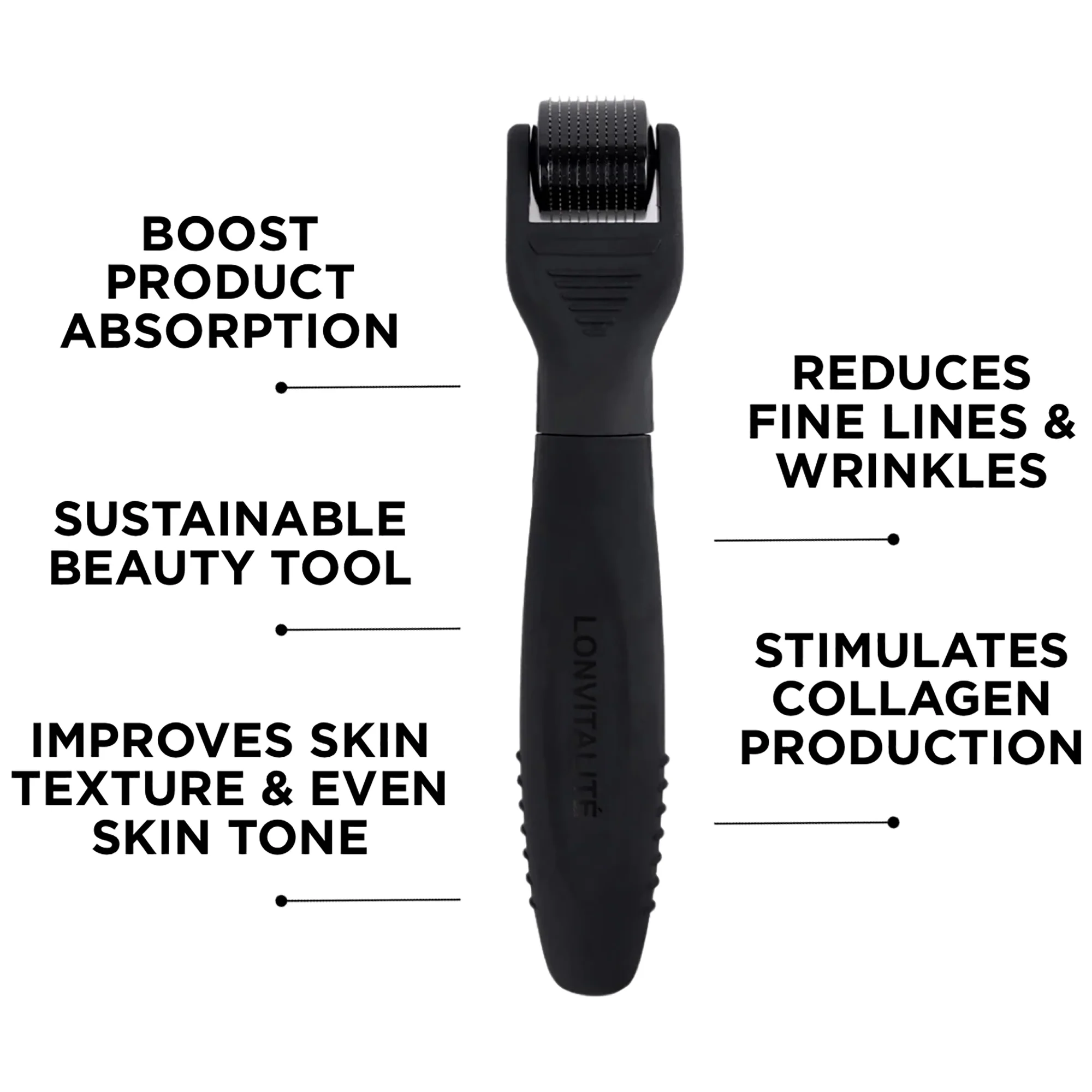 Lonvitalite Face Derma Roller Replaceable Head 600 Needle Attachment - Image 2