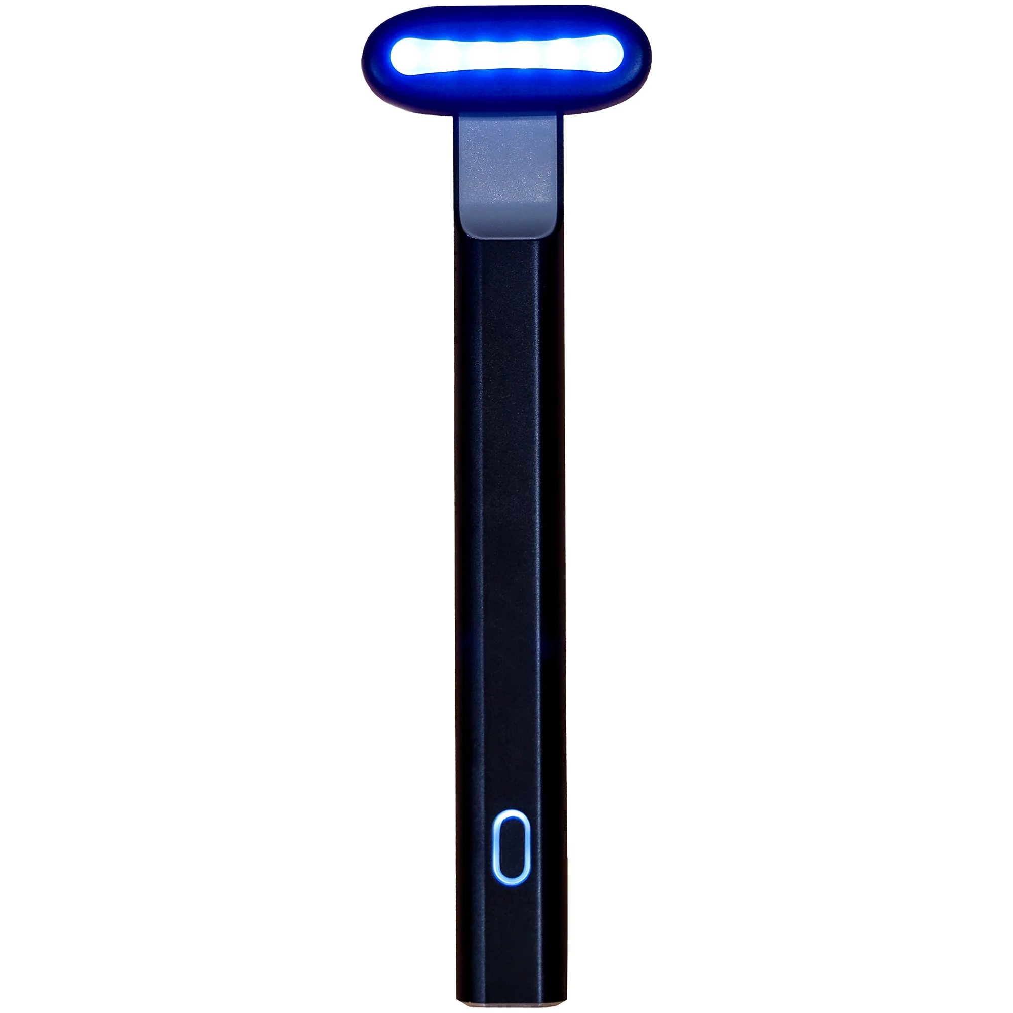 Lonvitalite Pro LED 5-1 Dual Red and Blue LED Light Therapy Facial Wand - Black - Image 3