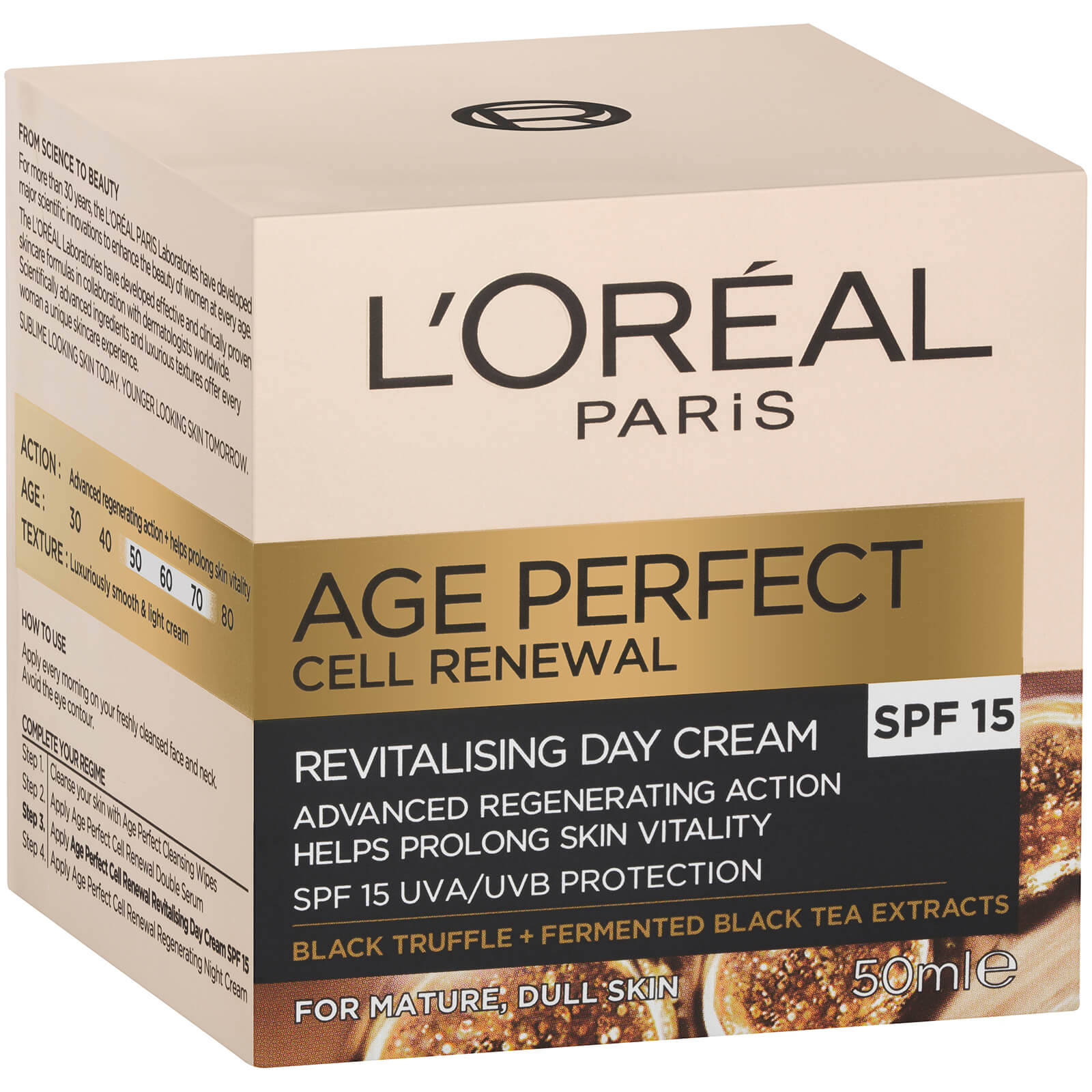 L'Oréal Paris Age Perfect Cell Renewal Revitalising SPF15 Day Cream 50ml - Image 3