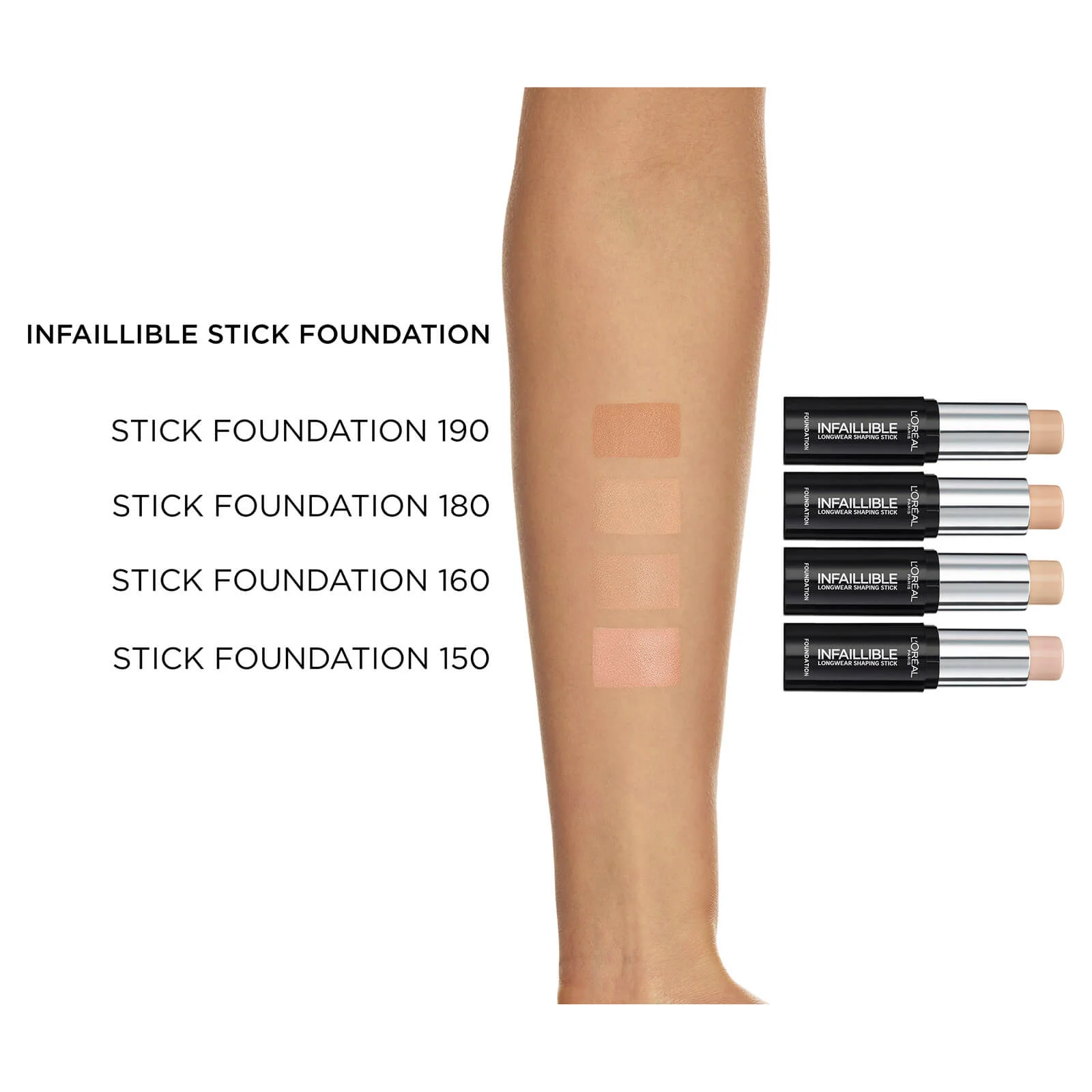 L'Oréal Paris Infallible Shaping Stick Foundation 9g (Various Shades) - Image 3