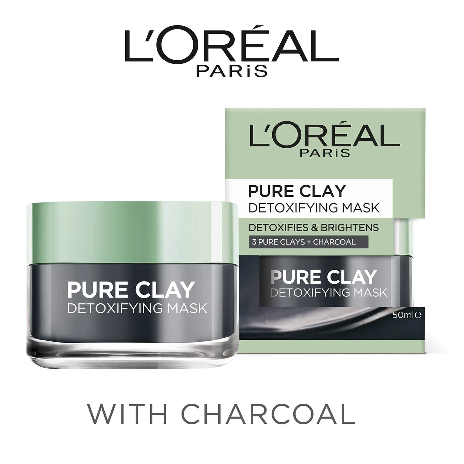 LOréal Paris Pure Clay Mask Detoxifies & Brightens 50ml - Image 3