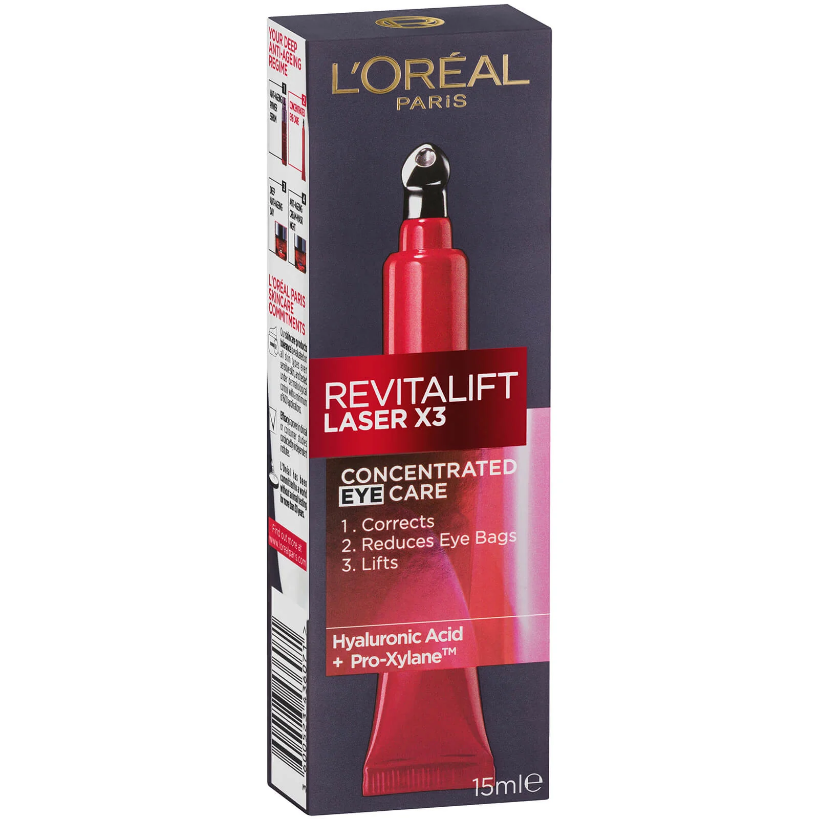 L'Oréal Paris Revitalift Laser X3 Anti-Ageing Power Eye Cream 15ml - Image 3