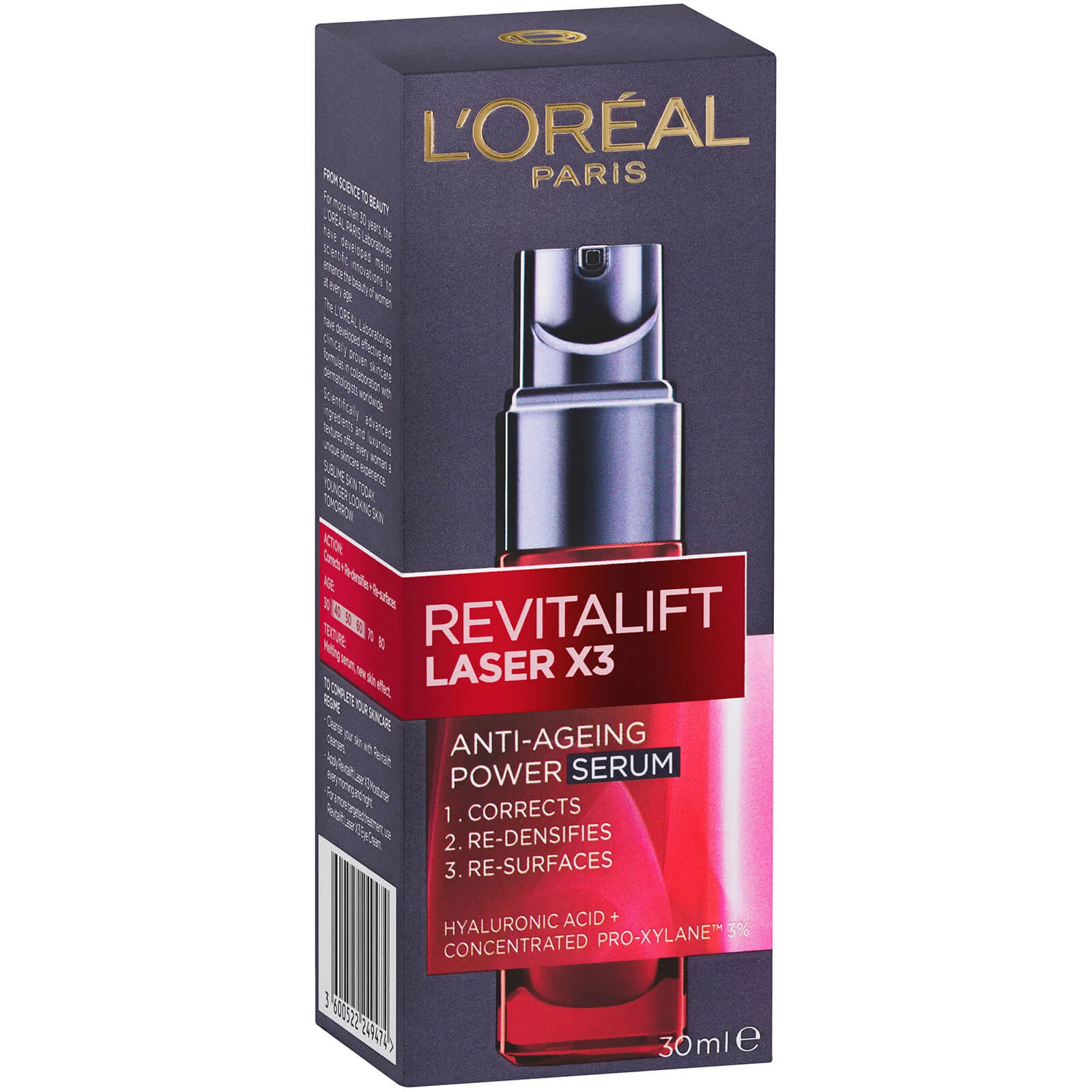 L'Oréal Paris Revitalift Laser X3 Anti-Ageing Power Serum 30ml - Image 2