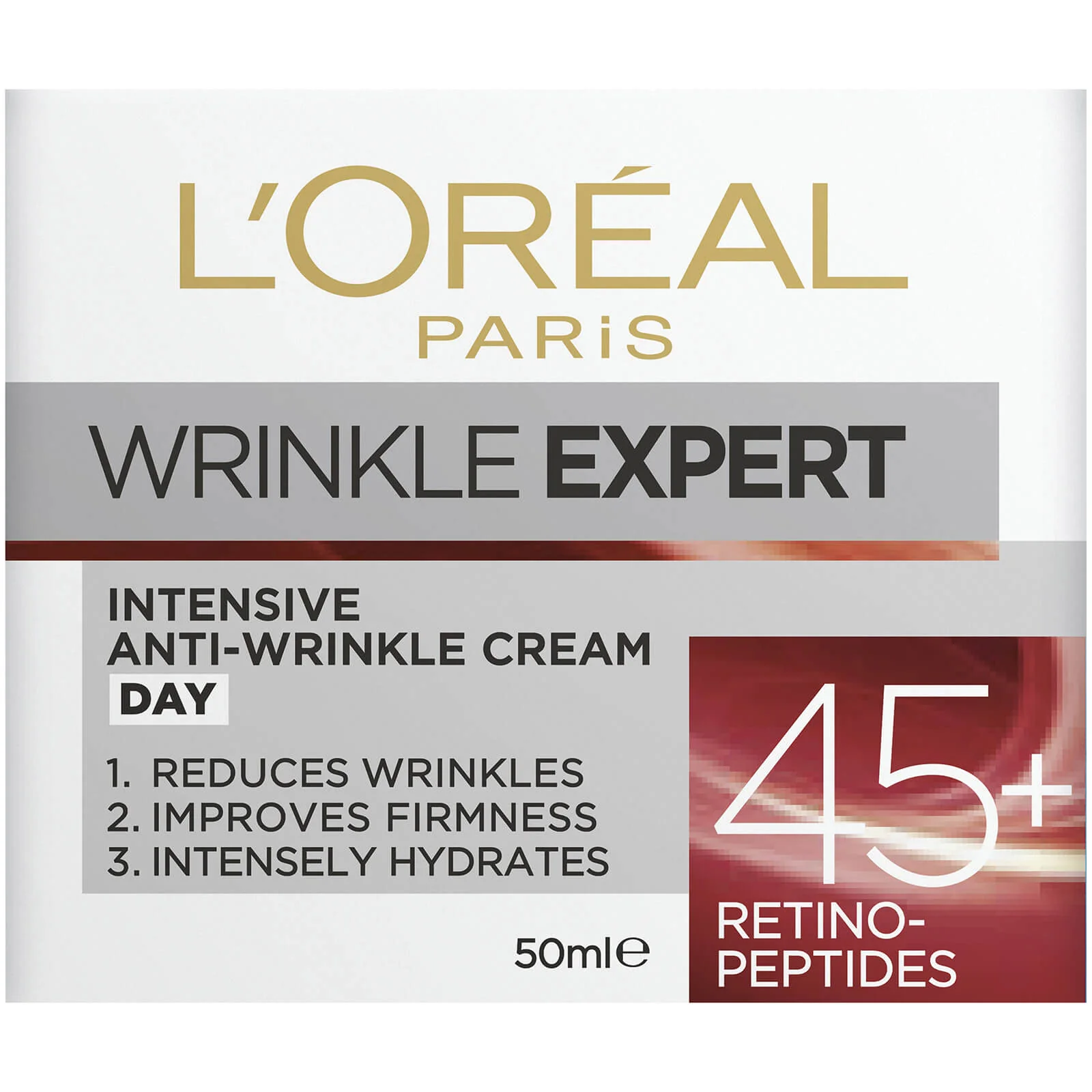 L'Oréal Paris Wrinkle Expert Intensive Anti-Wrinkle Day Cream 45+ 50ml - Image 2