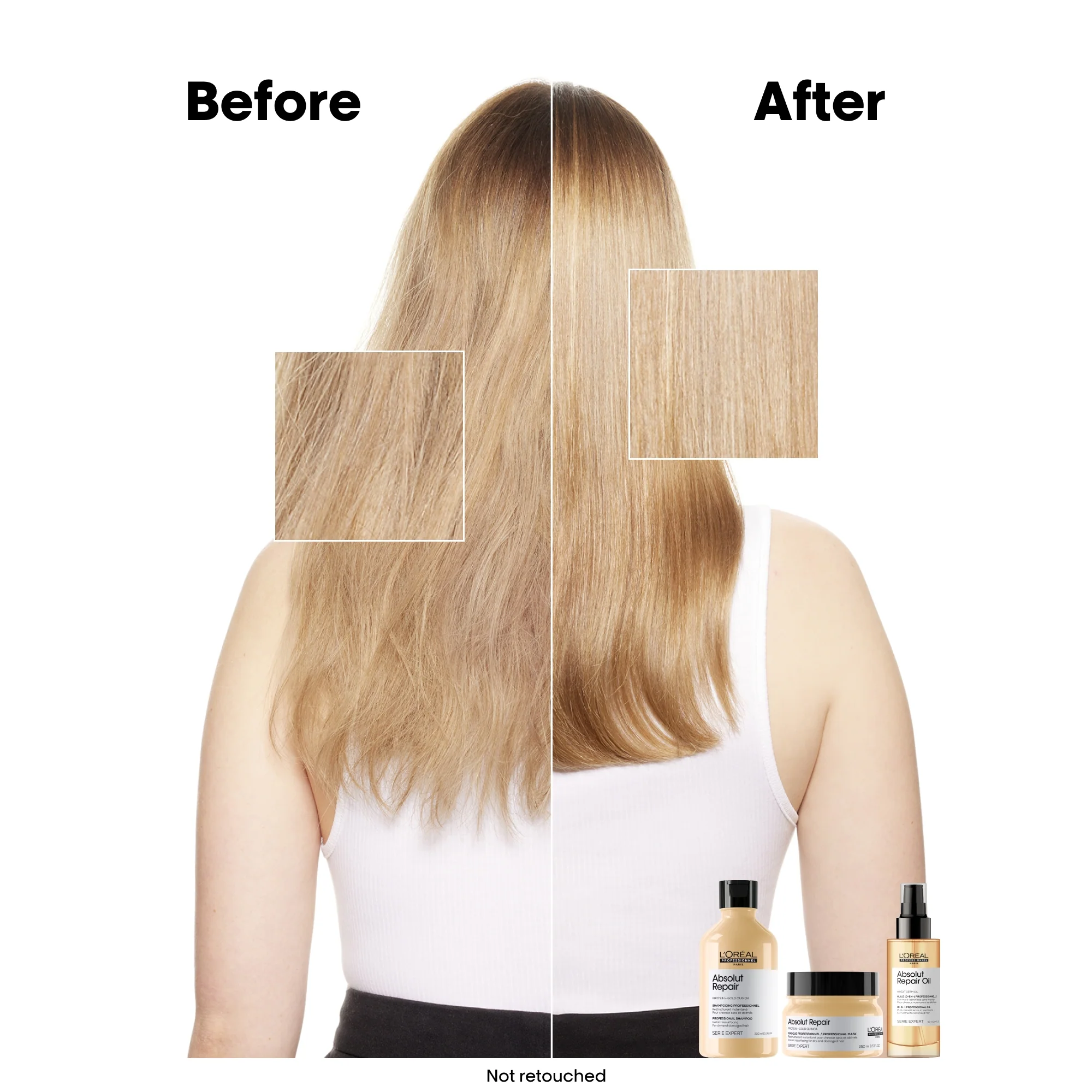 L'Oréal Professionnel Serie Expert Absolut Repair 10 in 1 Leave in Oil for Dry and Damaged Hair 90ml - Image 3