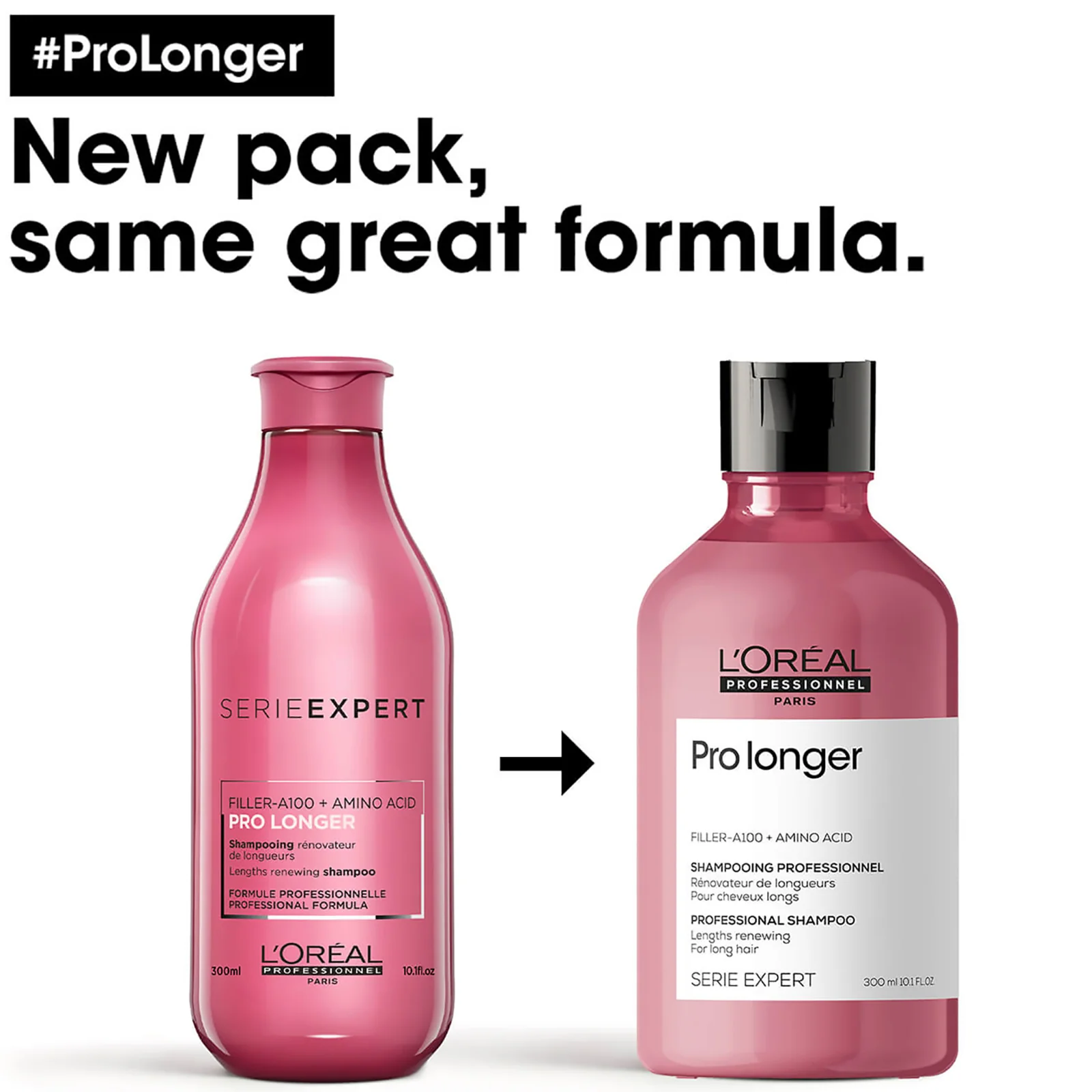 L'Oréal Professionnel Serié Expert Pro Longer Shampoo 300ml - Image 2