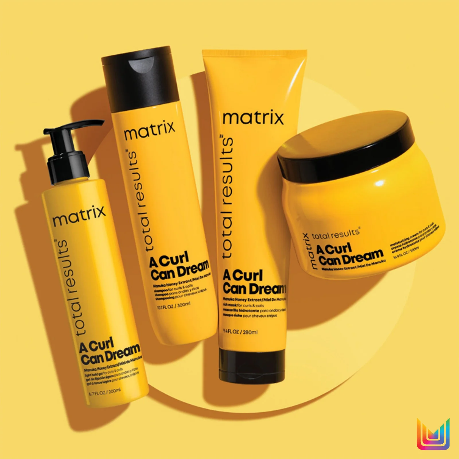 Matrix Total Results A Curl Can Dream Manuka Honey Infused Rich Hair Mask for Curls and Coils 280ml - Image 3
