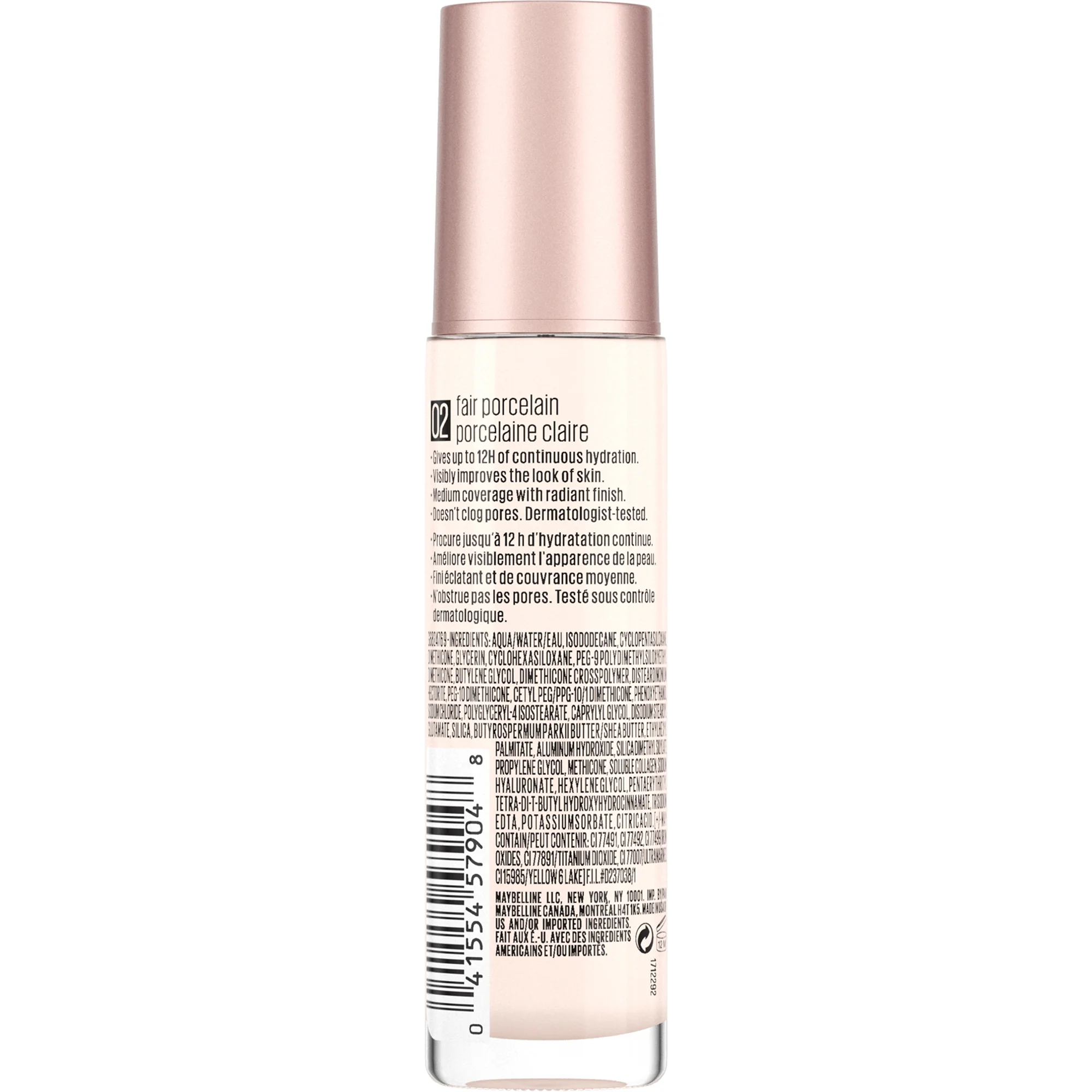 Maybelline Dream Radiant Liquid Hydrating Foundation 30ml (Various Shades) - Image 21