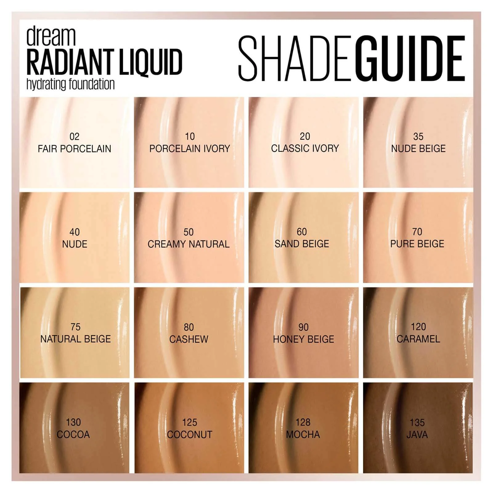 Maybelline Dream Radiant Liquid Hydrating Foundation 30ml (Various Shades) - Image 6