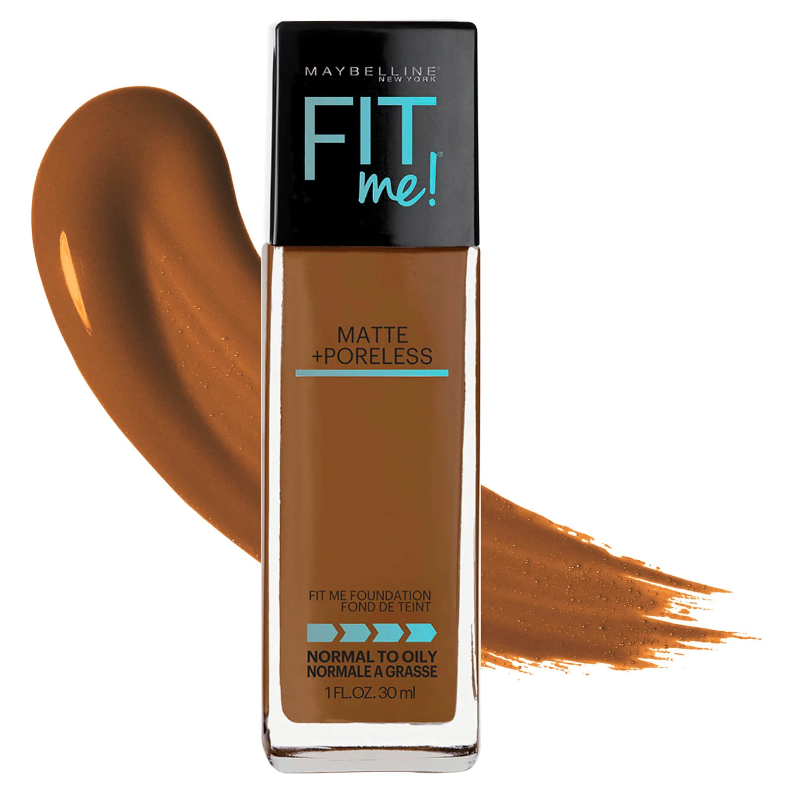 Maybelline Fit Me! Matte and Poreless Mattifying Liquid Foundation 30ml (Various Shades) - Image 121