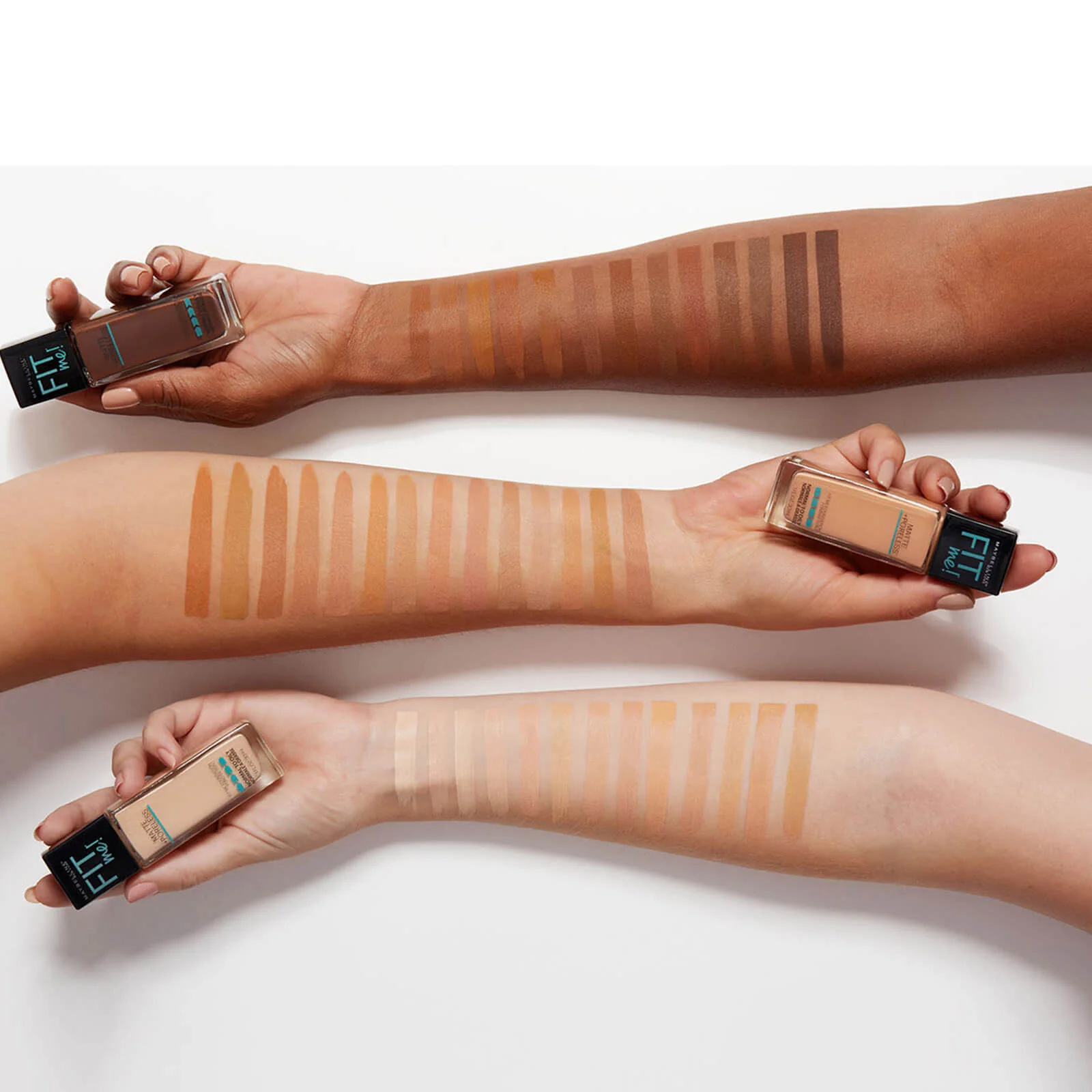 Maybelline Fit Me! Matte and Poreless Mattifying Liquid Foundation 30ml (Various Shades) - Image 129