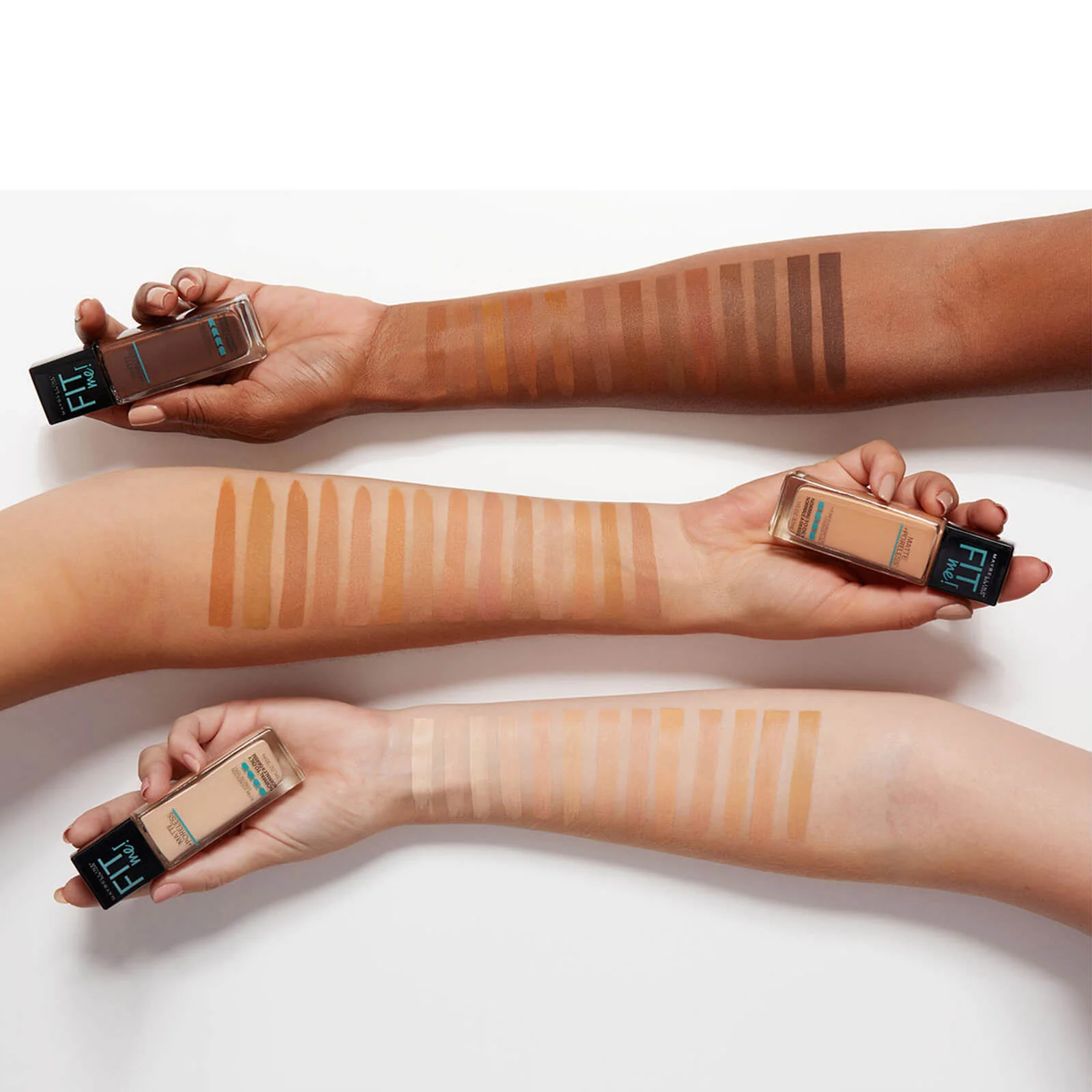 Maybelline Fit Me! Matte and Poreless Mattifying Liquid Foundation 30ml (Various Shades) - Image 134