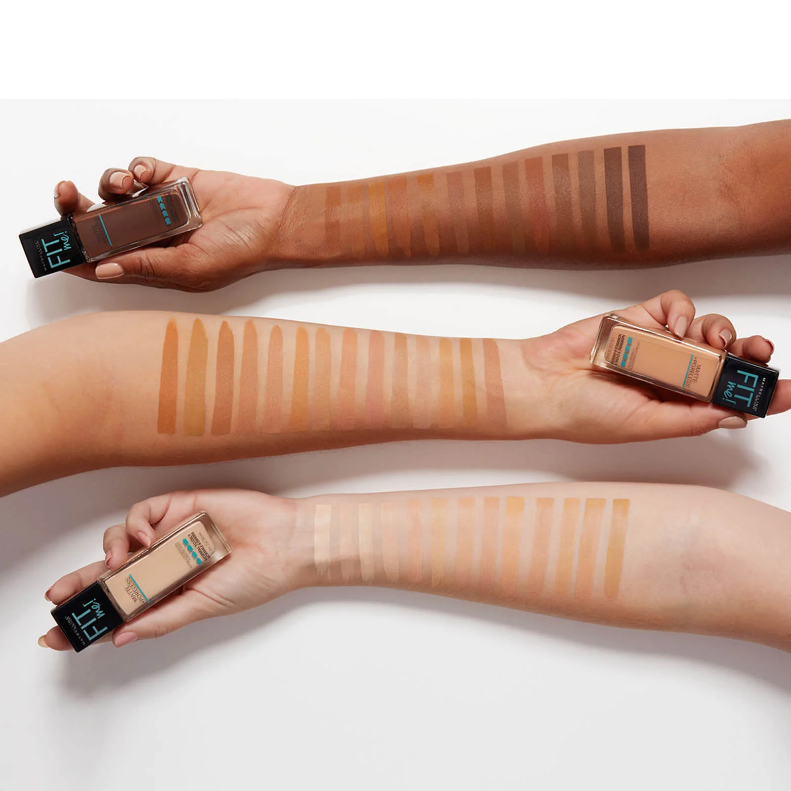 Maybelline Fit Me! Matte and Poreless Mattifying Liquid Foundation 30ml (Various Shades) - Image 14