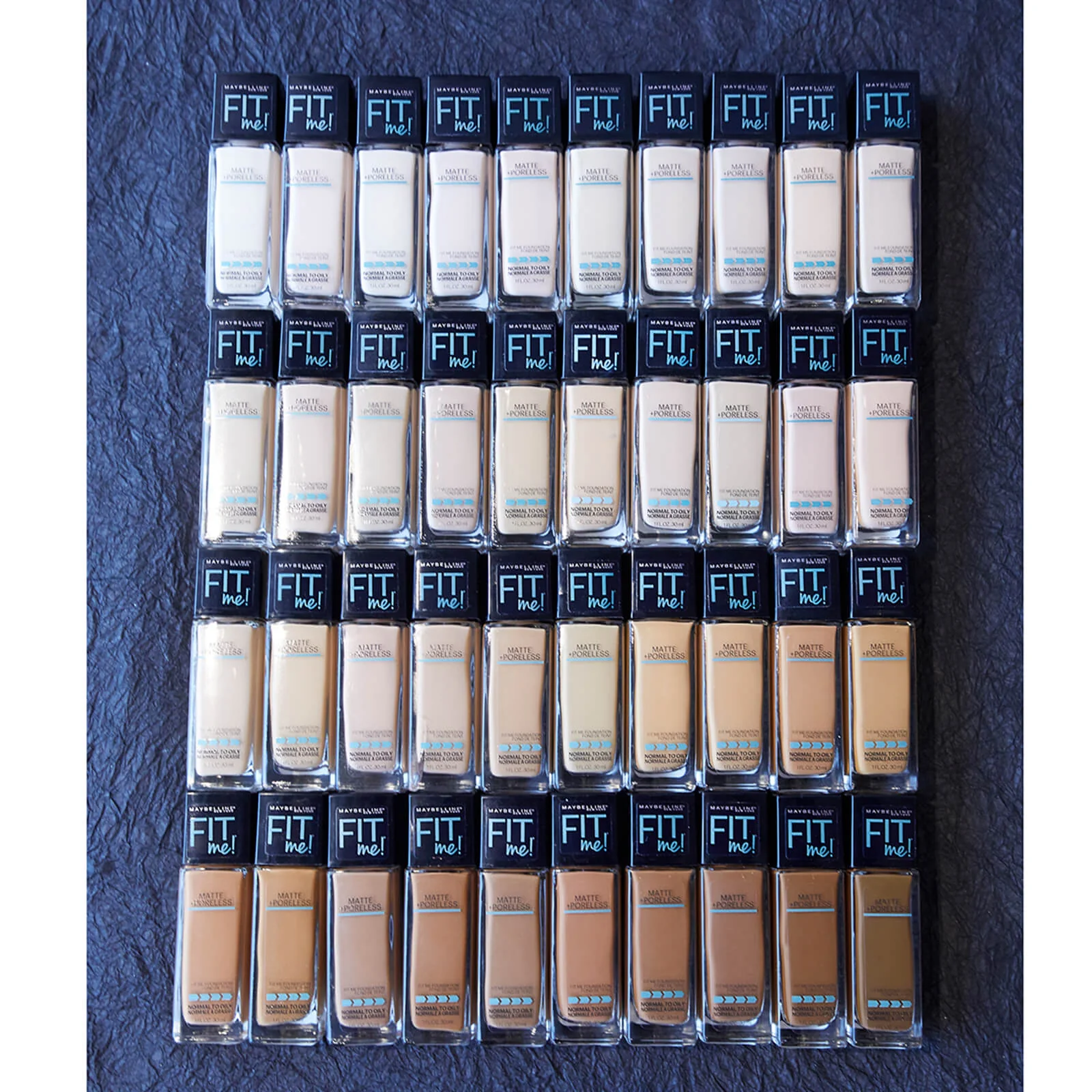 Maybelline Fit Me! Matte and Poreless Mattifying Liquid Foundation 30ml (Various Shades) - Image 25