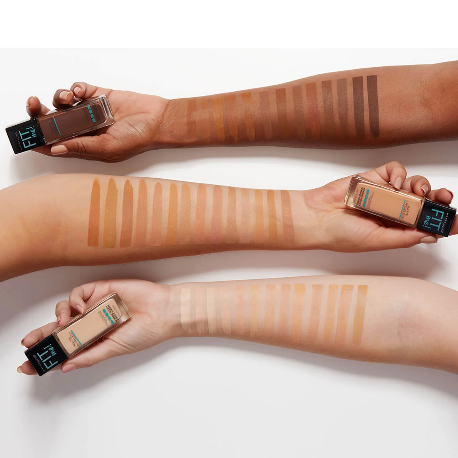 Maybelline Fit Me! Matte and Poreless Mattifying Liquid Foundation 30ml (Various Shades) - Image 29