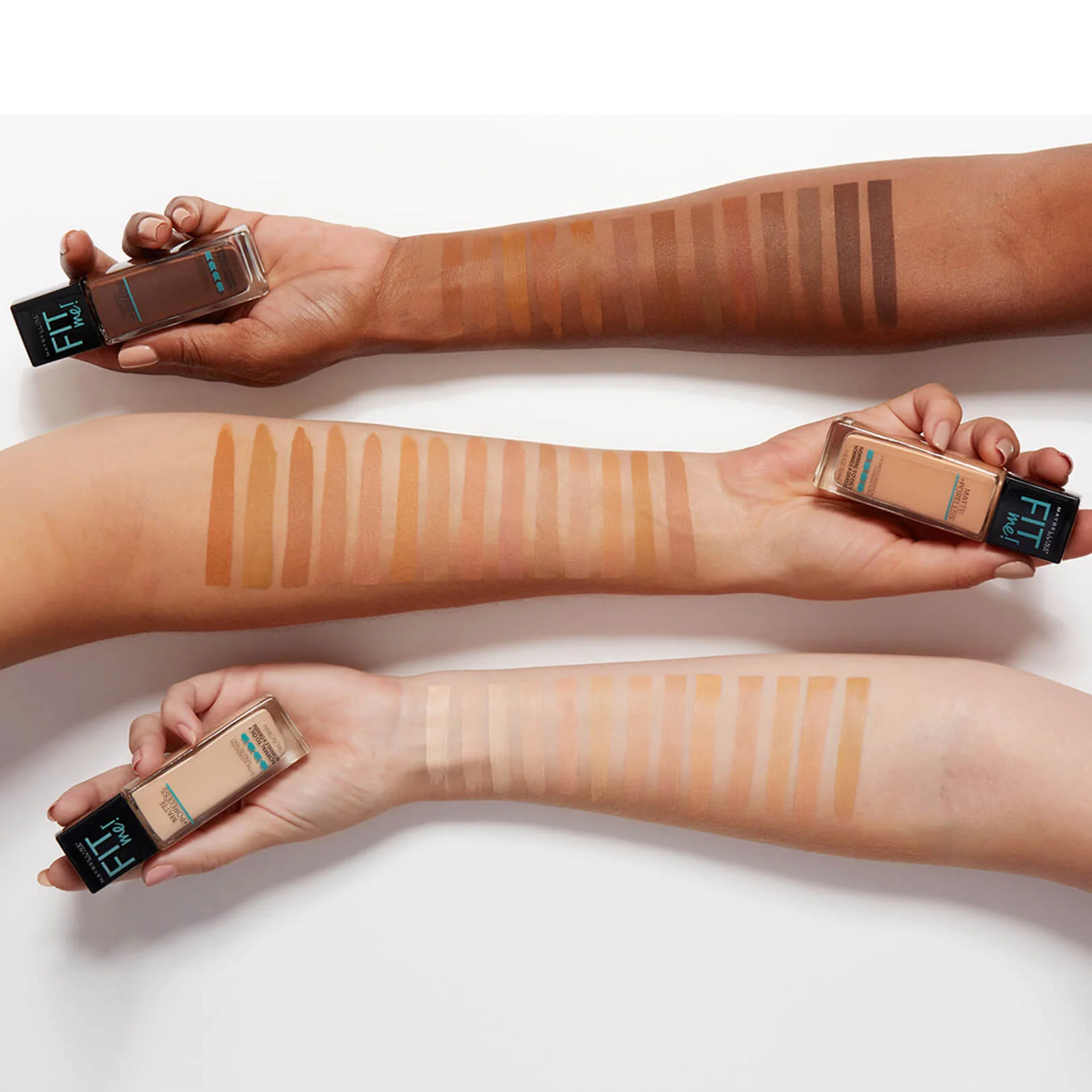 Maybelline Fit Me! Matte and Poreless Mattifying Liquid Foundation 30ml (Various Shades) - Image 44