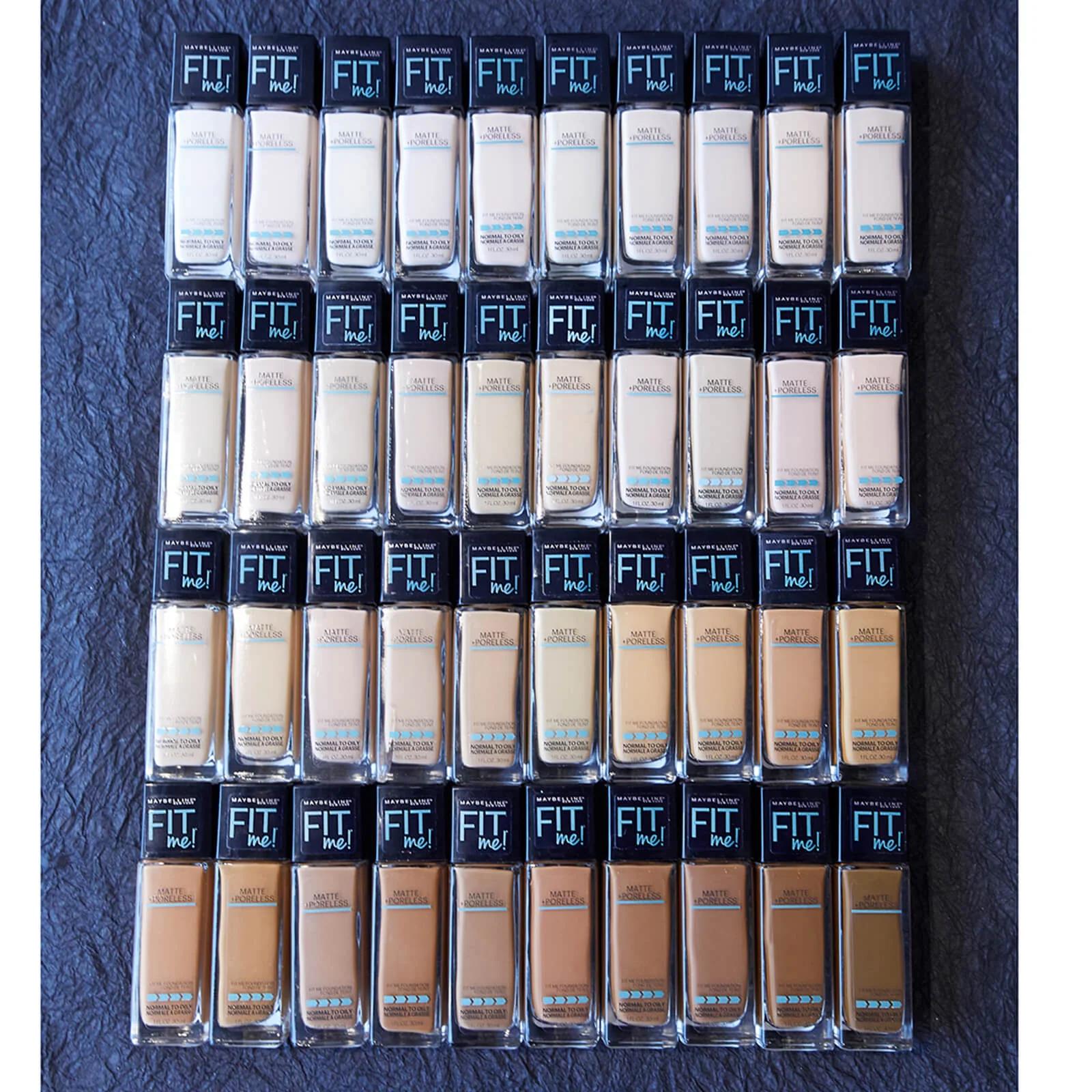 Maybelline Fit Me! Matte and Poreless Mattifying Liquid Foundation 30ml (Various Shades) - Image 45