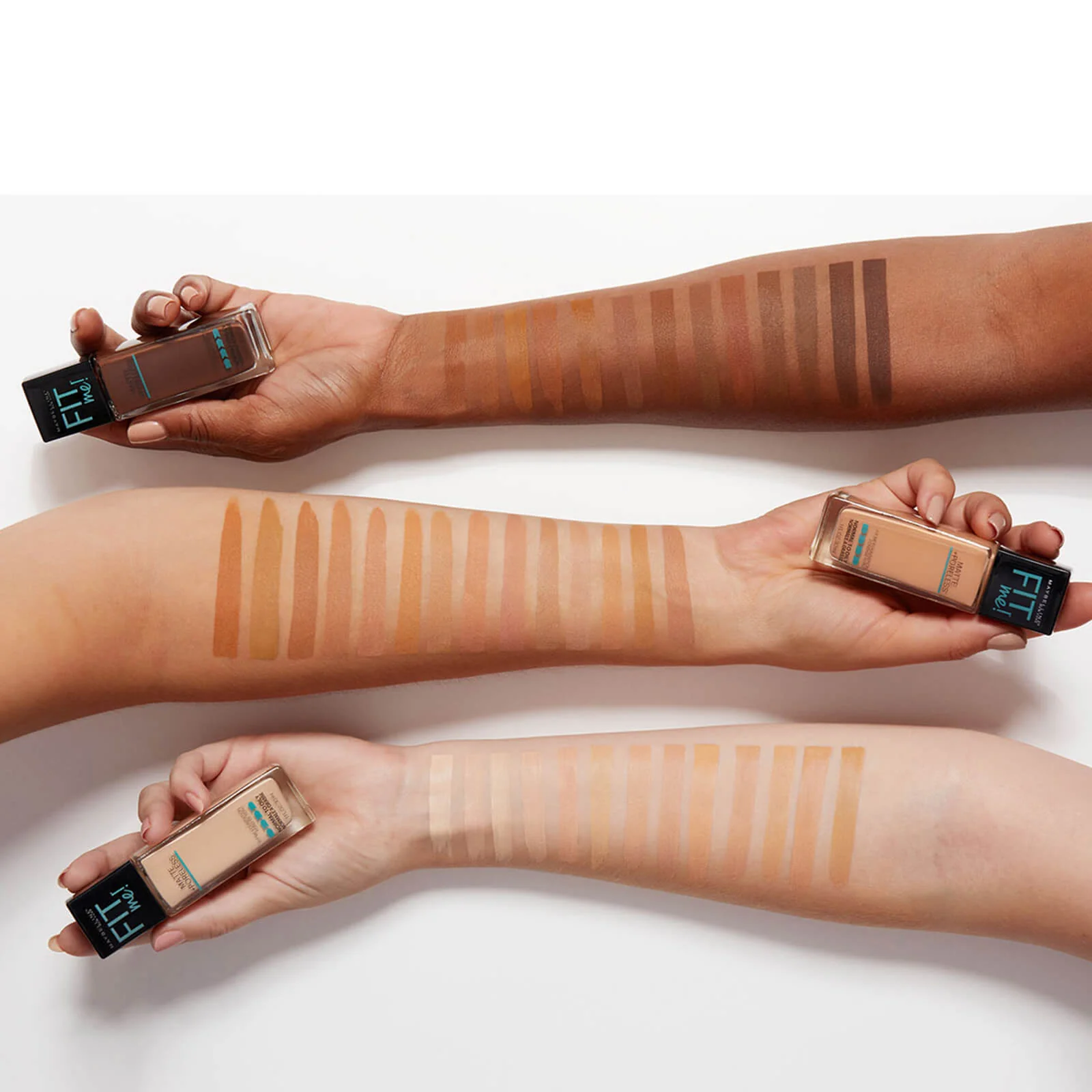 Maybelline Fit Me! Matte and Poreless Mattifying Liquid Foundation 30ml (Various Shades) - Image 54