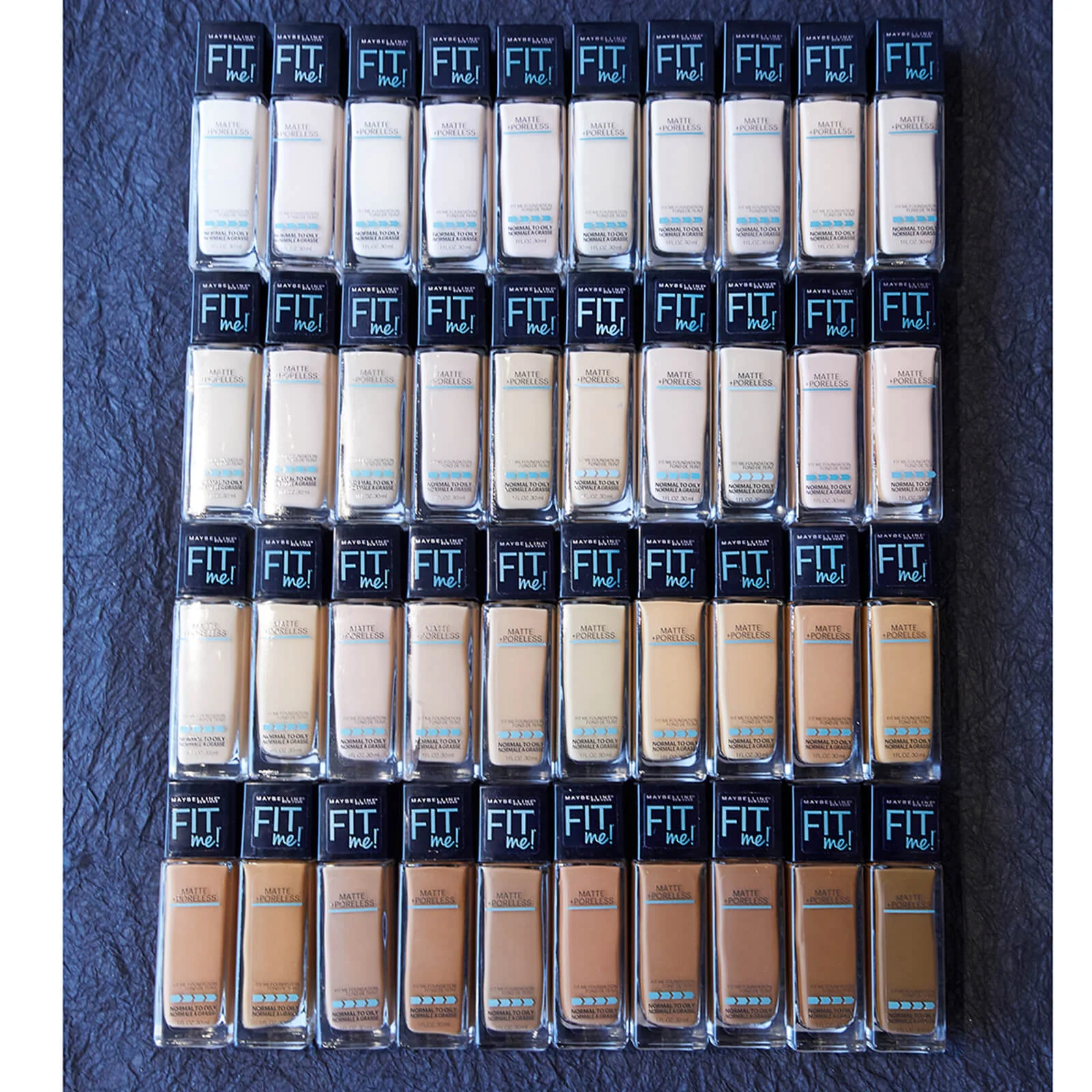 Maybelline Fit Me! Matte and Poreless Mattifying Liquid Foundation 30ml (Various Shades) - Image 55