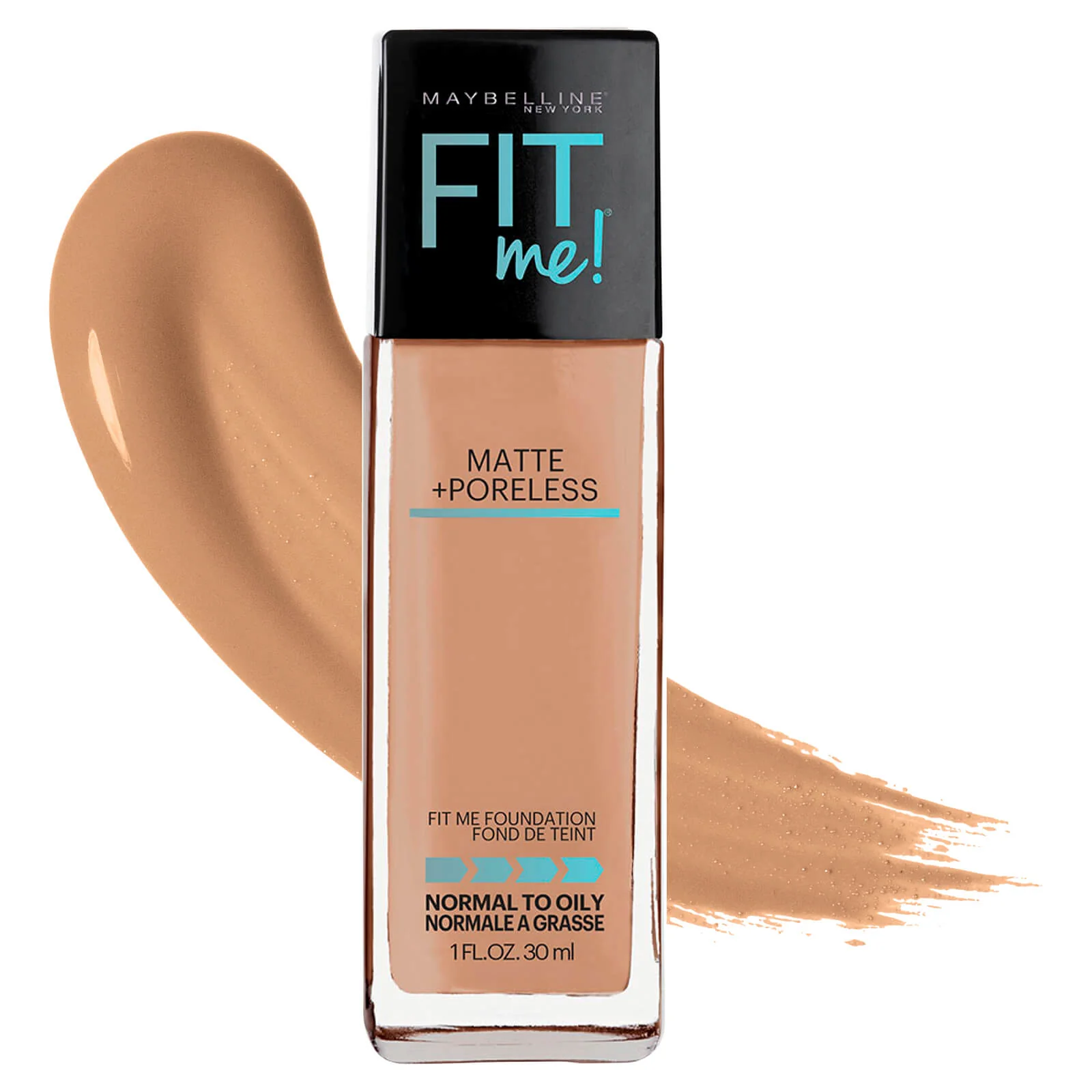 Maybelline Fit Me! Matte and Poreless Mattifying Liquid Foundation 30ml (Various Shades) - Image 66