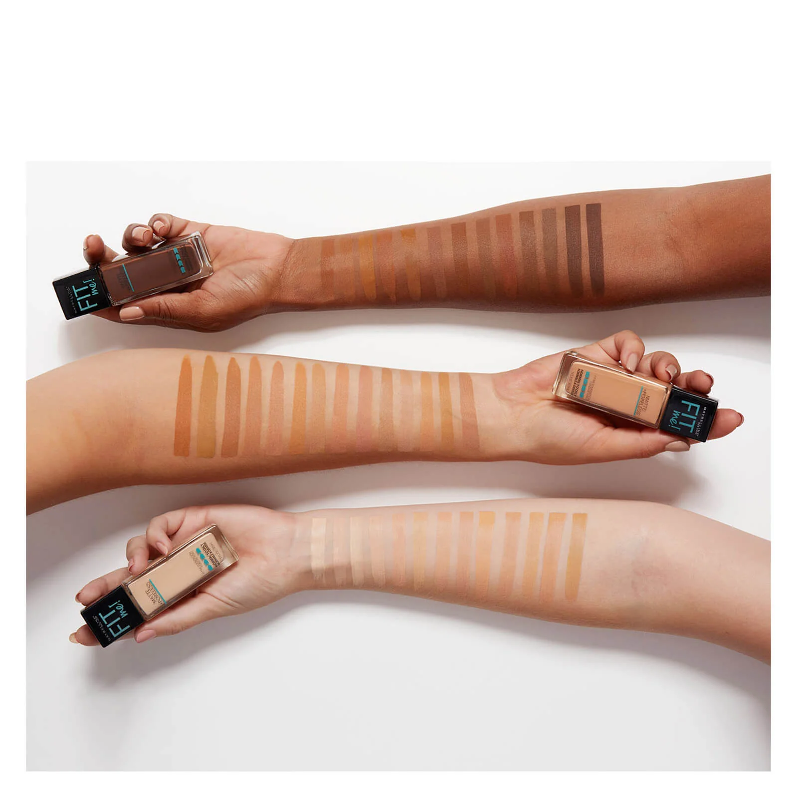 Maybelline Fit Me! Matte and Poreless Mattifying Liquid Foundation 30ml (Various Shades) - Image 89
