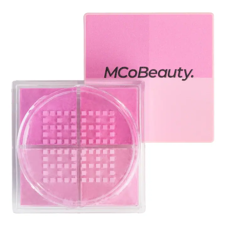 MCoBeauty Blush Quad Loose Powder - Pink - Image 2